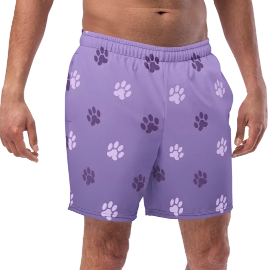 Paw Print Swim Trunks product image (1)