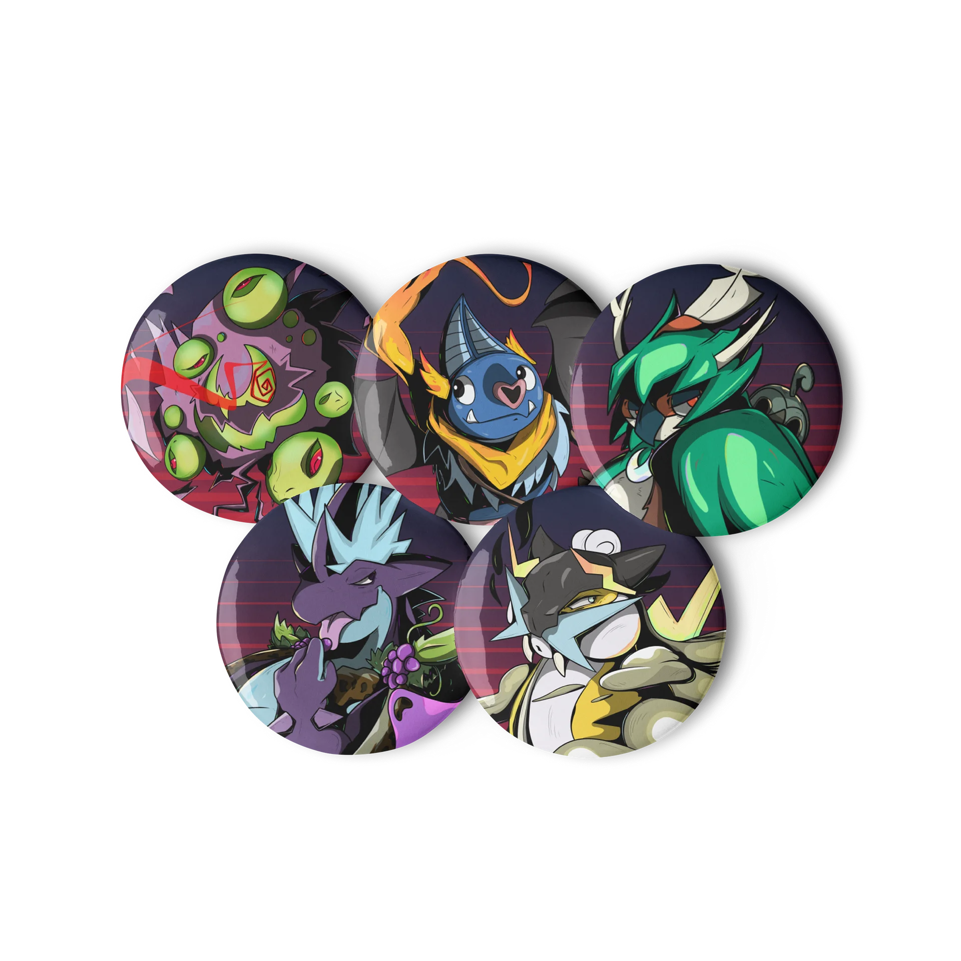 Monster Gods - Button Pack 1 product image (3)