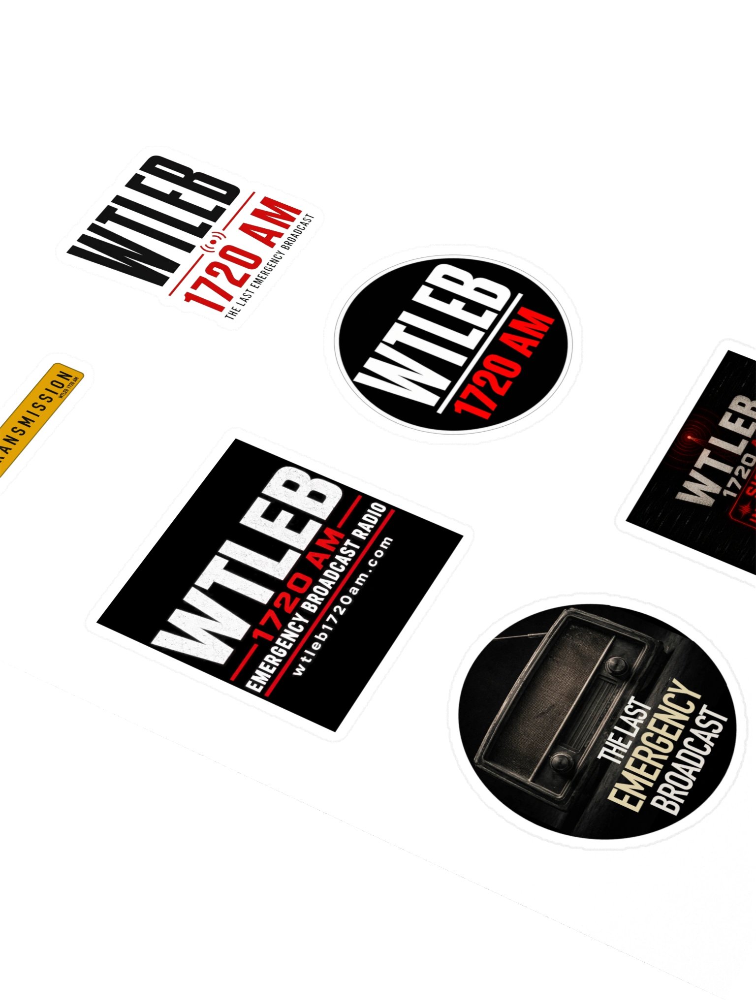 WTLEB 1720 AM Station Sticker Pack product image (2)