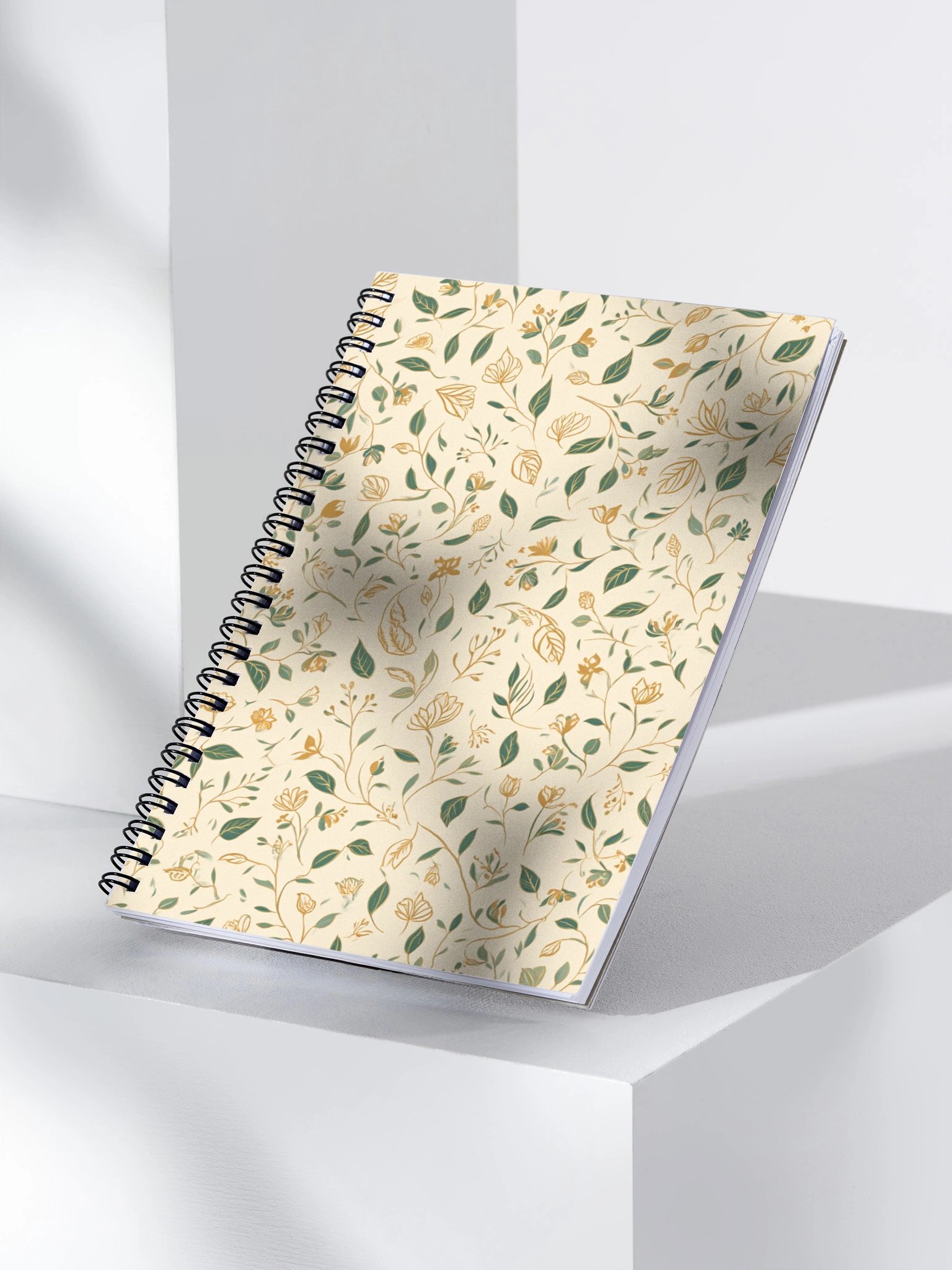 Golden Vines Spiral Notebook product image (3)