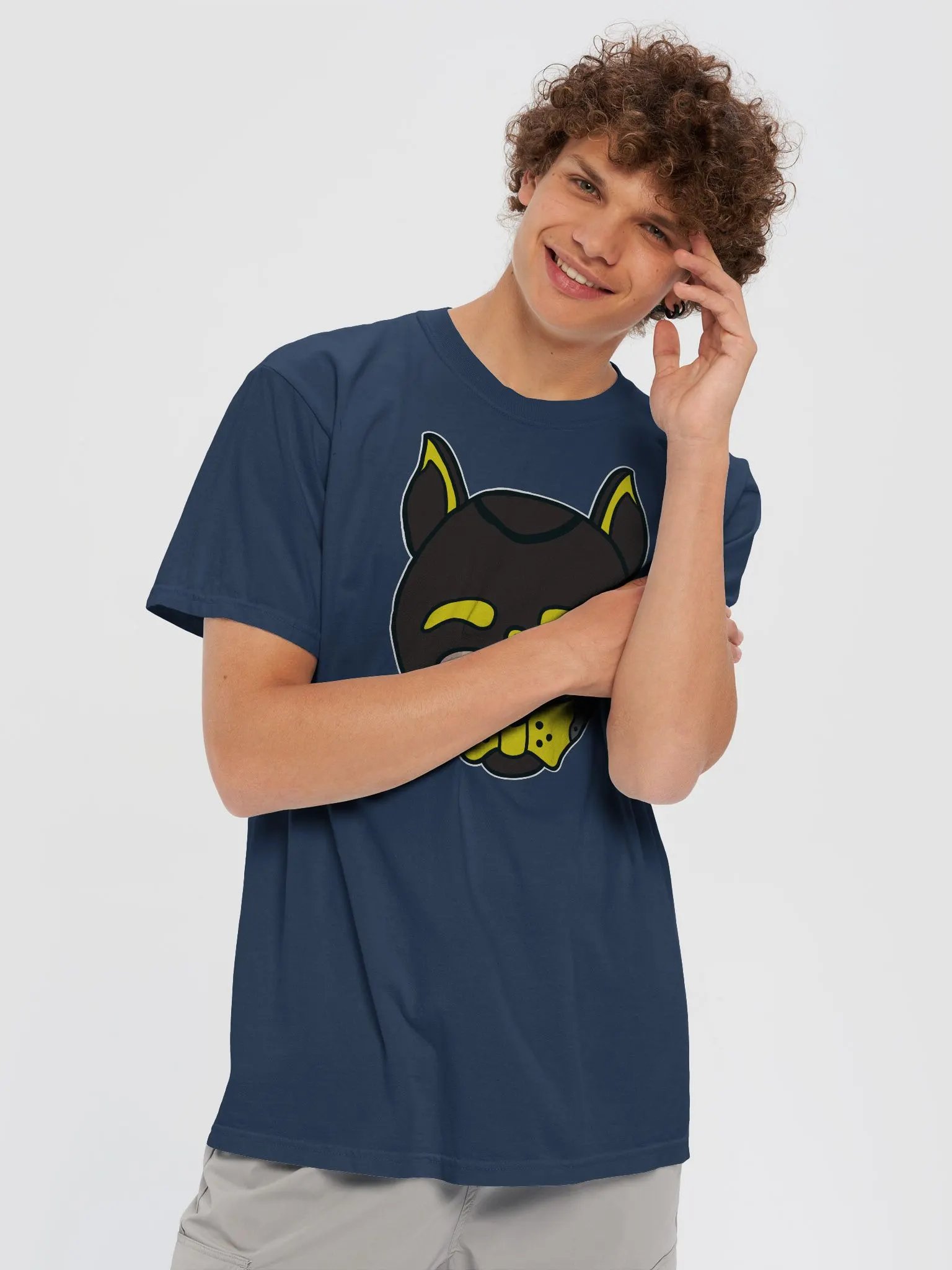 The 'pup hood color splash' T-Shirt - Yellow product image (61)