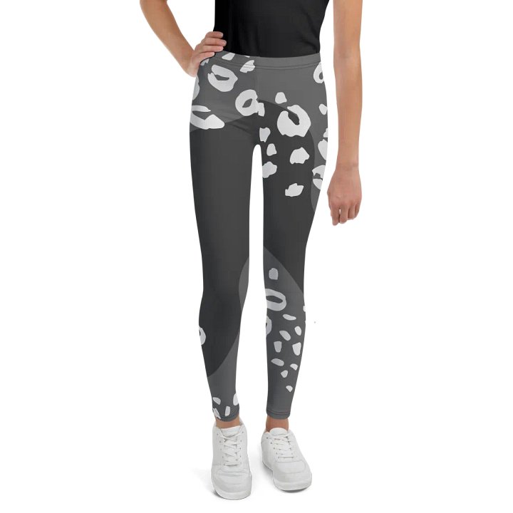 Grey Camo Dreams Youth Leggings product image (2)