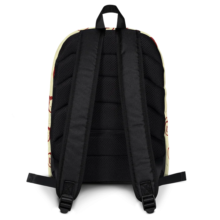 Run Button Logo All Over Print Backpack - Red product image (2)