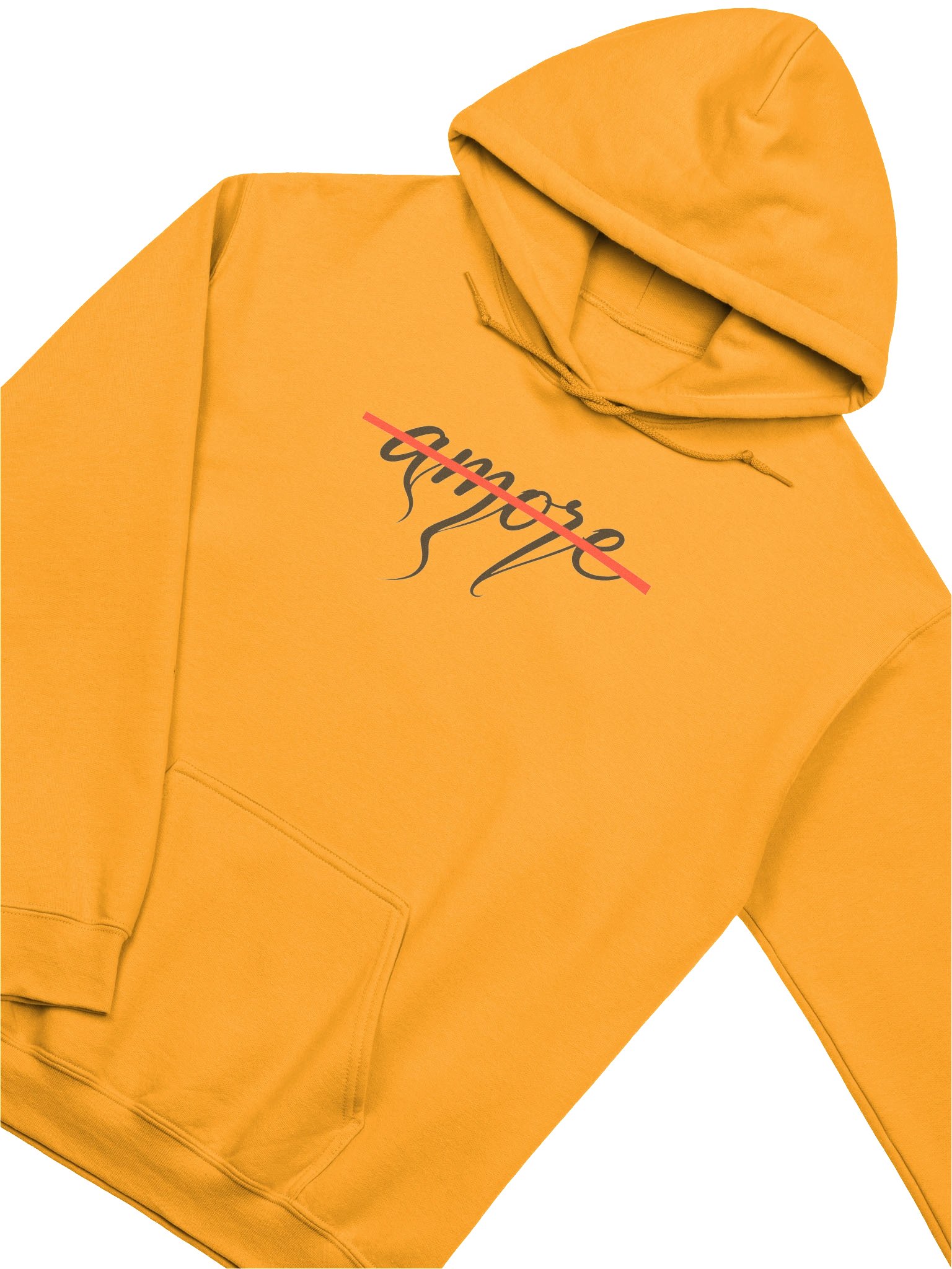 amore Rhythmic Red Wave Hoodie product image (2)