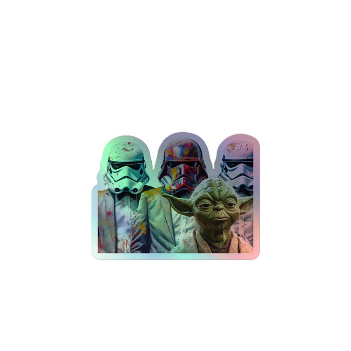 Galactic Splatter Stormtrooper w/Yoda Sticker Set product image (1)