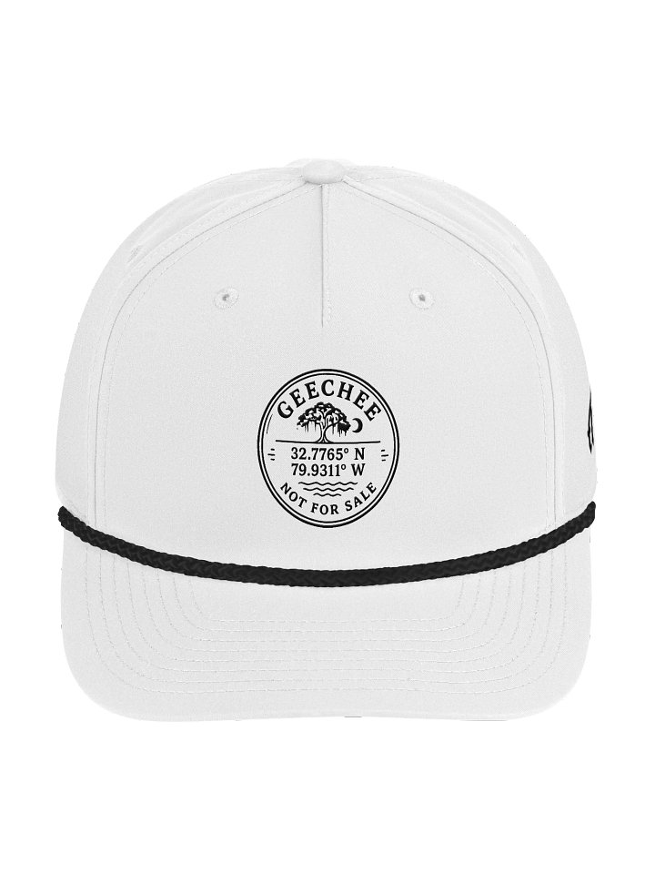 White GN4S Richardson Five-Panel Classic Rope Cap product image (1)