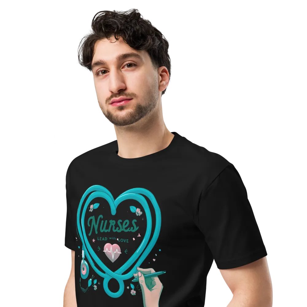 Heartfelt Nurses: Lead with Love T-Shirt product image (7)