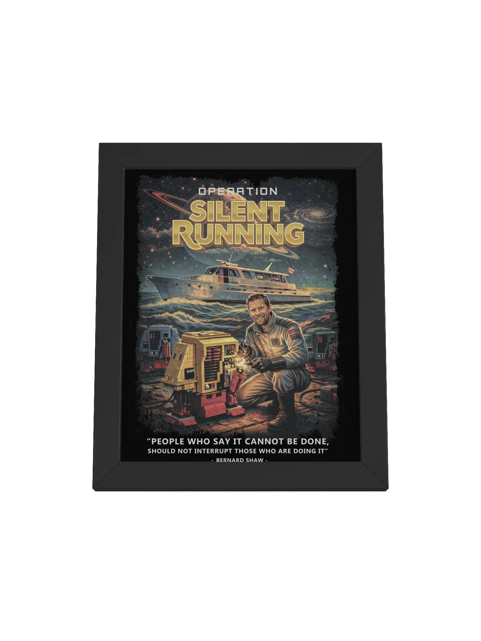 Silent Running Movie Poster, Framed product image (1)