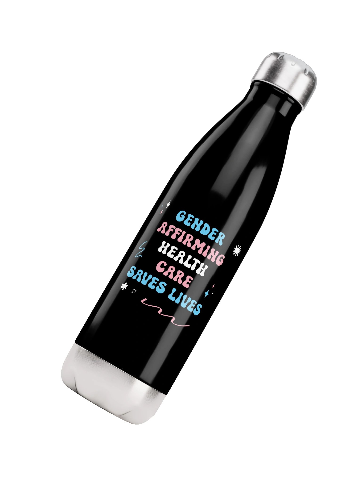 Gender-Affirming Care Saves Lives Water Bottle product image (4)