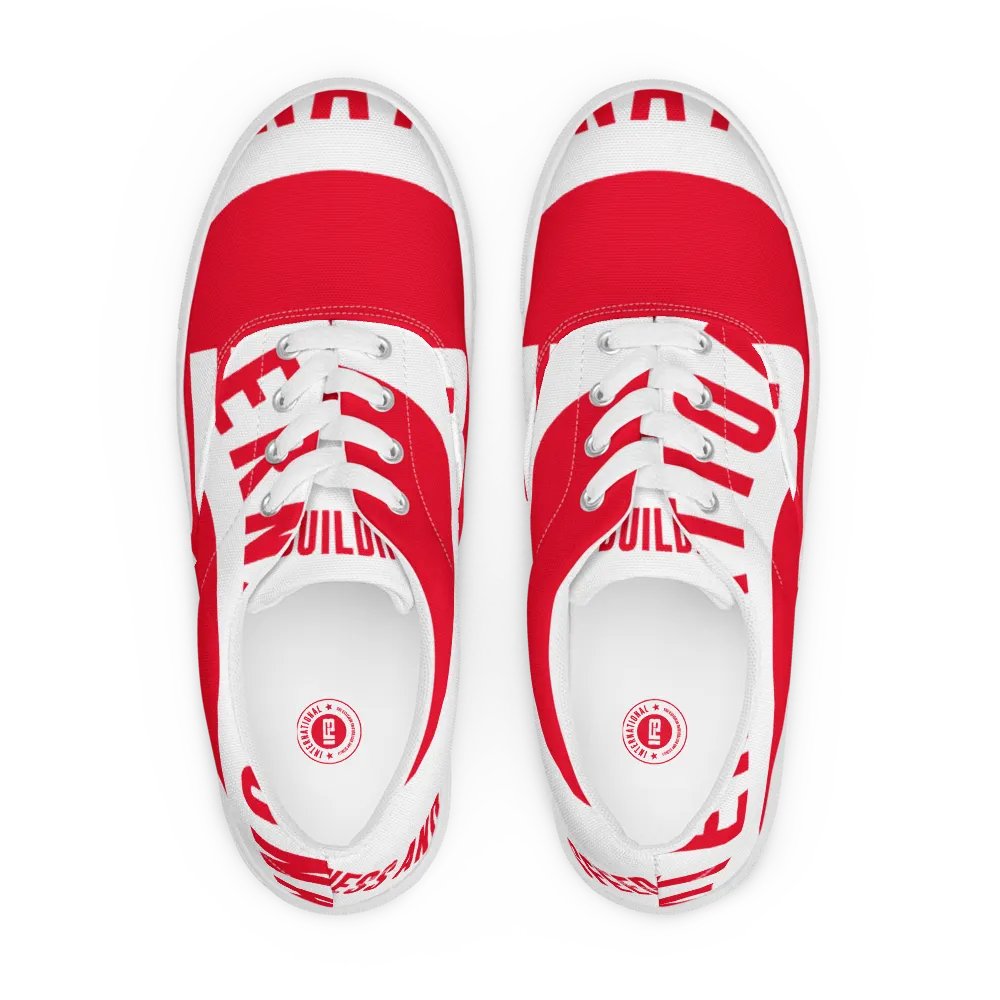 IFBNewsfeed.Org's Men's Lace-Up Canvas Shoes product image (7)