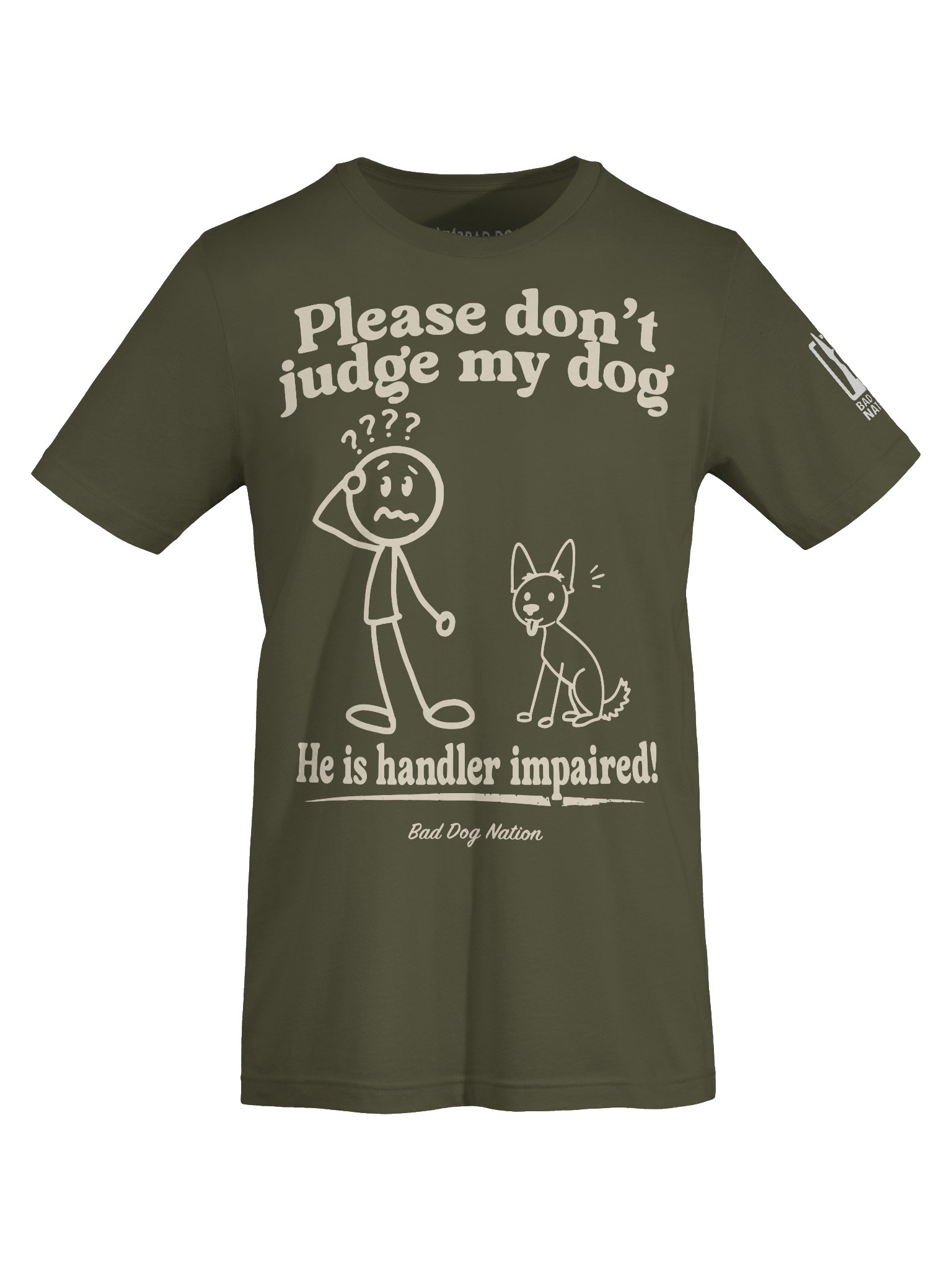 Copy of Handler impaired (male dog) - PREMIUM ADULT UNISEX T-SHIRT product image (12)