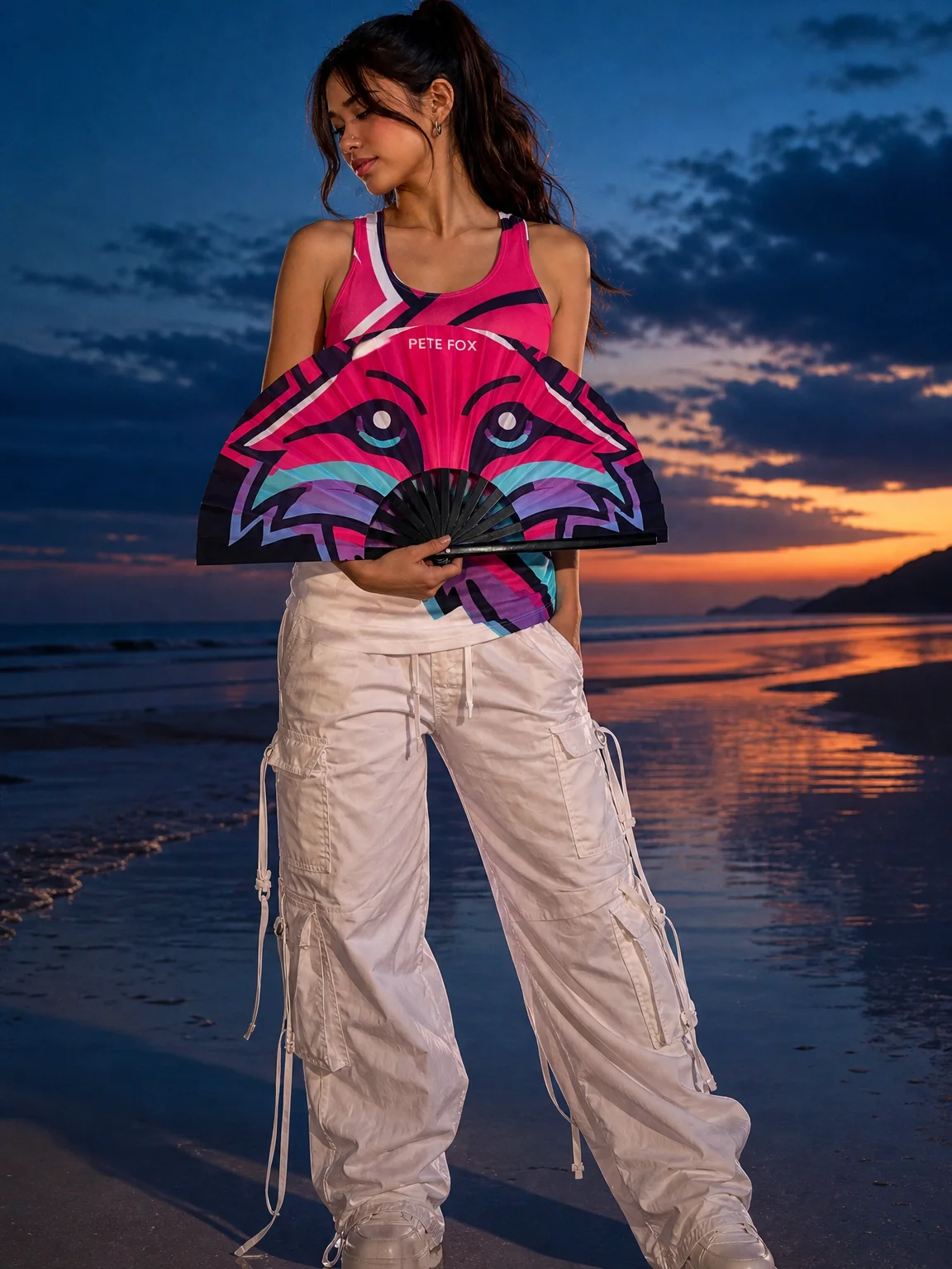 Pete Fox Neon Rave Fan product image (3)