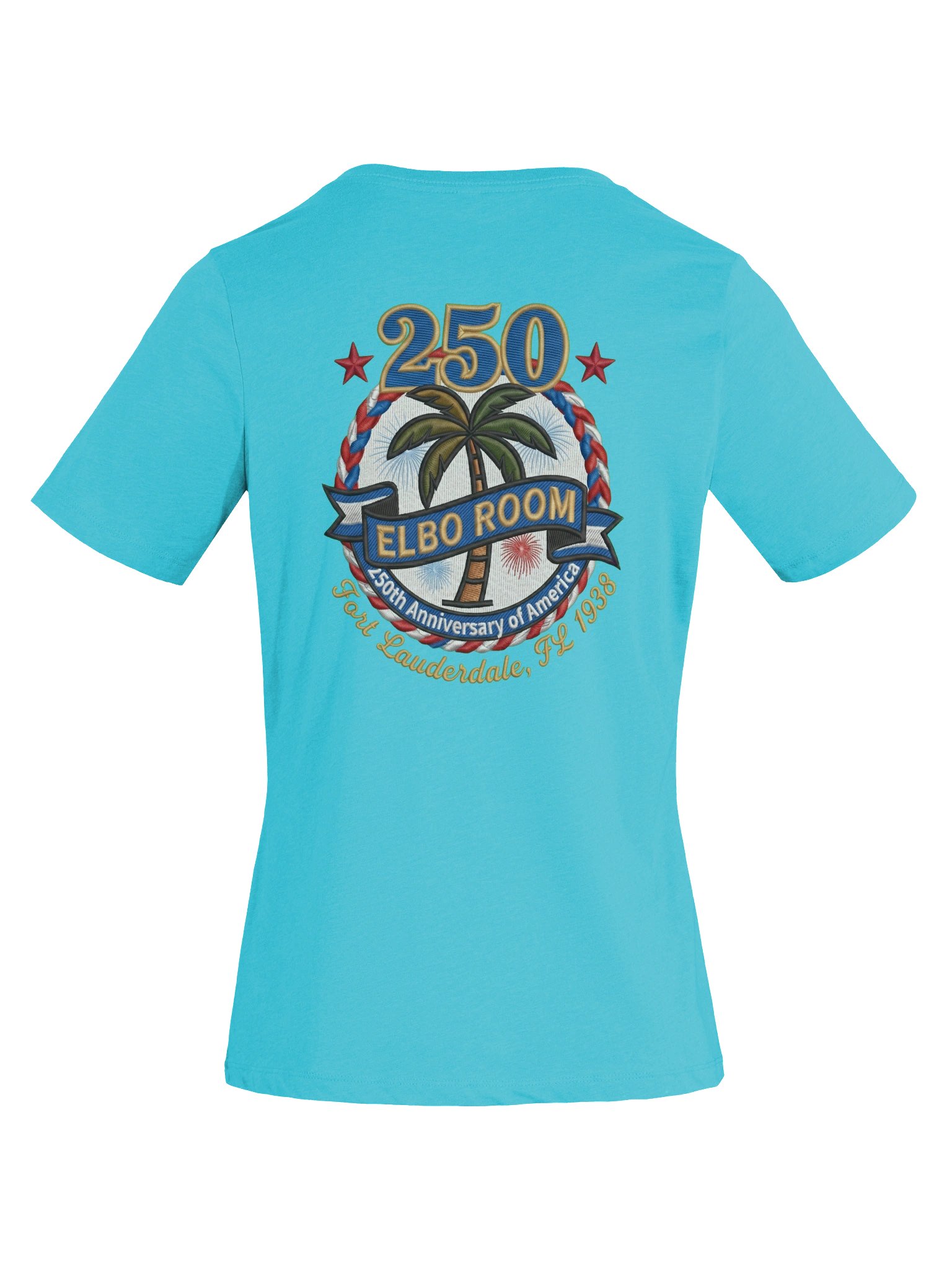 America 250 Ladies V-Neck Tee | Elbo Room 1776-2026 Edition product image (53)