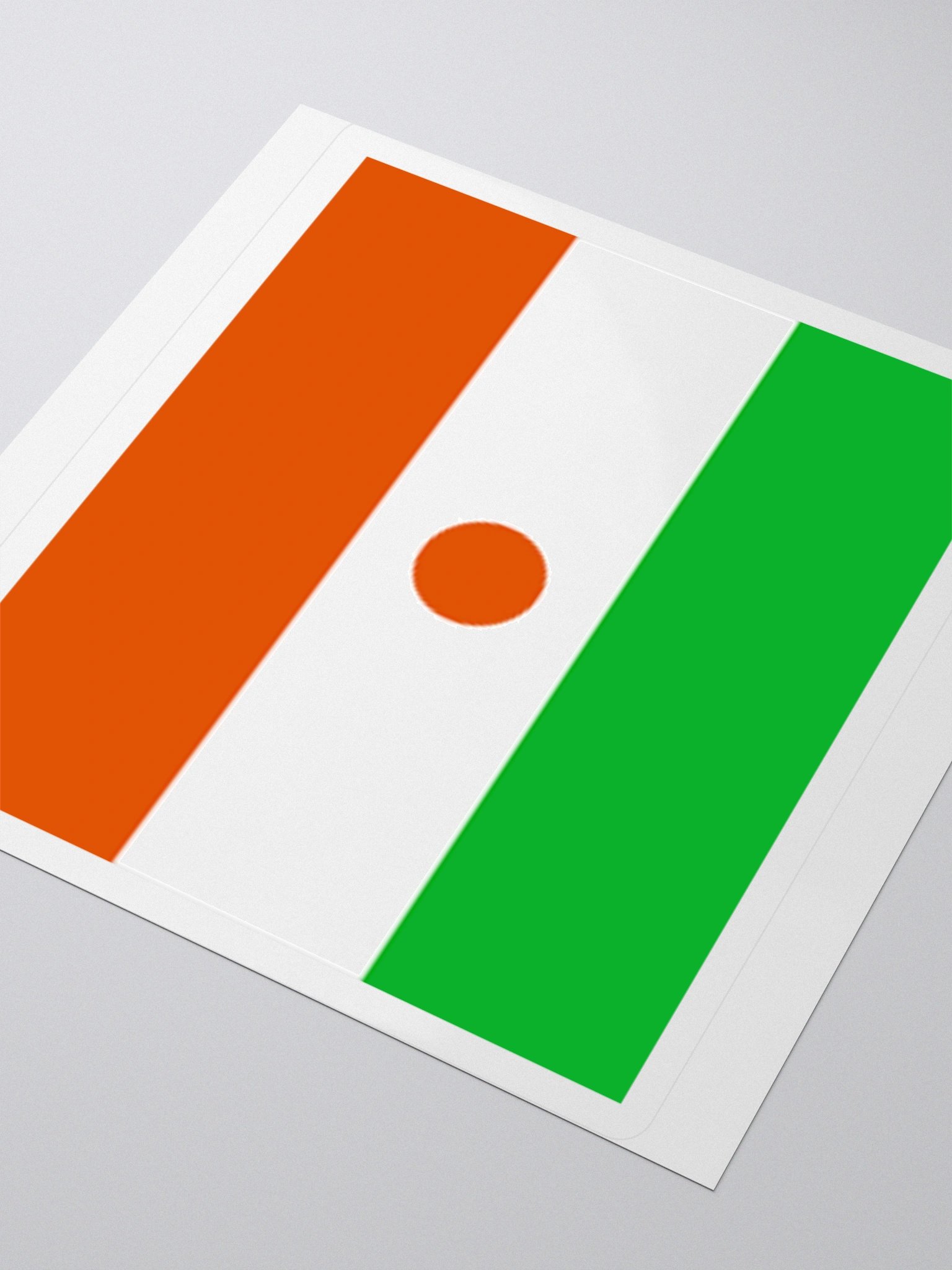 Exclusive Niger Flag Kiss-Cut Stickers - High-Quality Vinyl, Multiple Sizes product image (8)