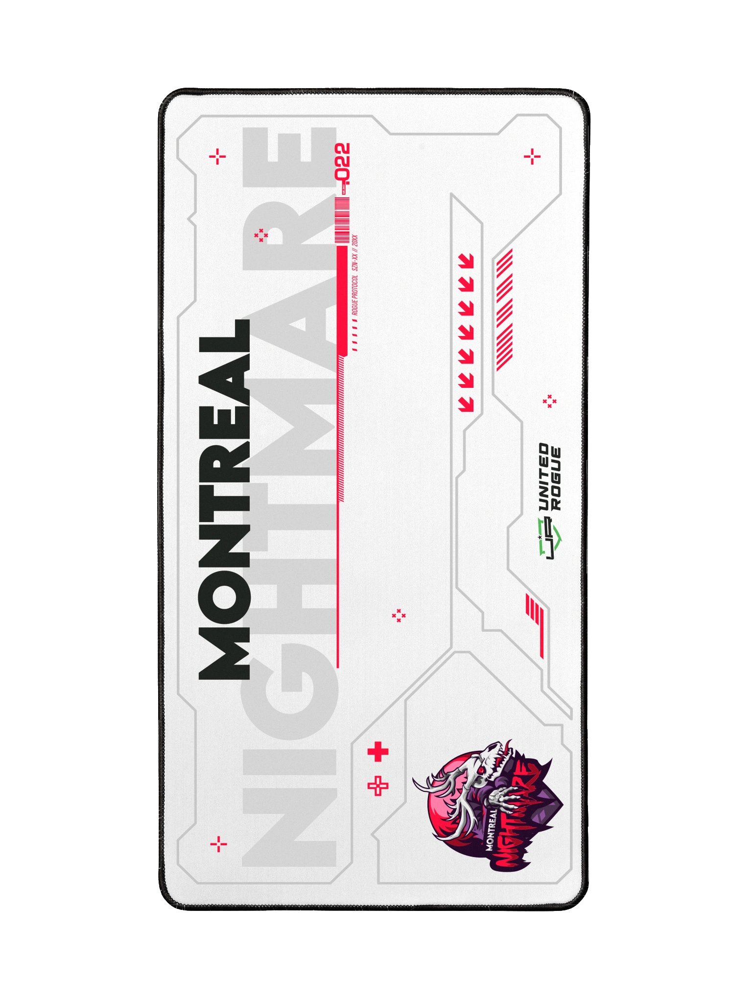 Montreal Nightmare White Desk Mat product image (2)