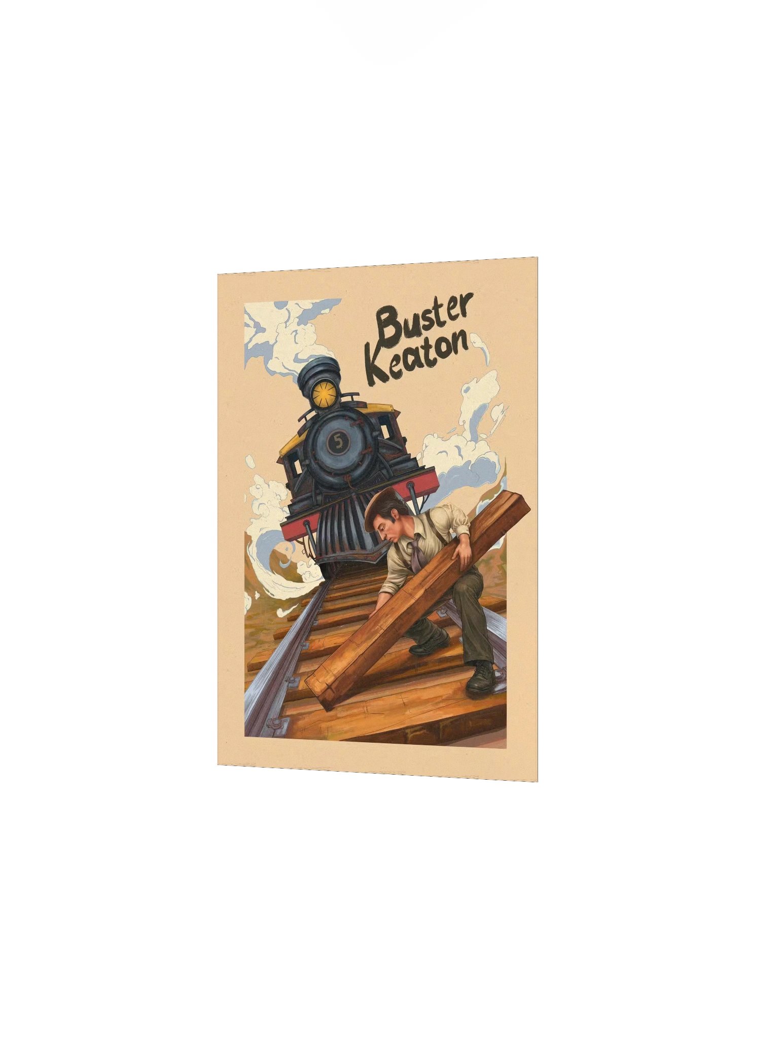Buster Keaton & The Train (Unframed Poster) product image (4)