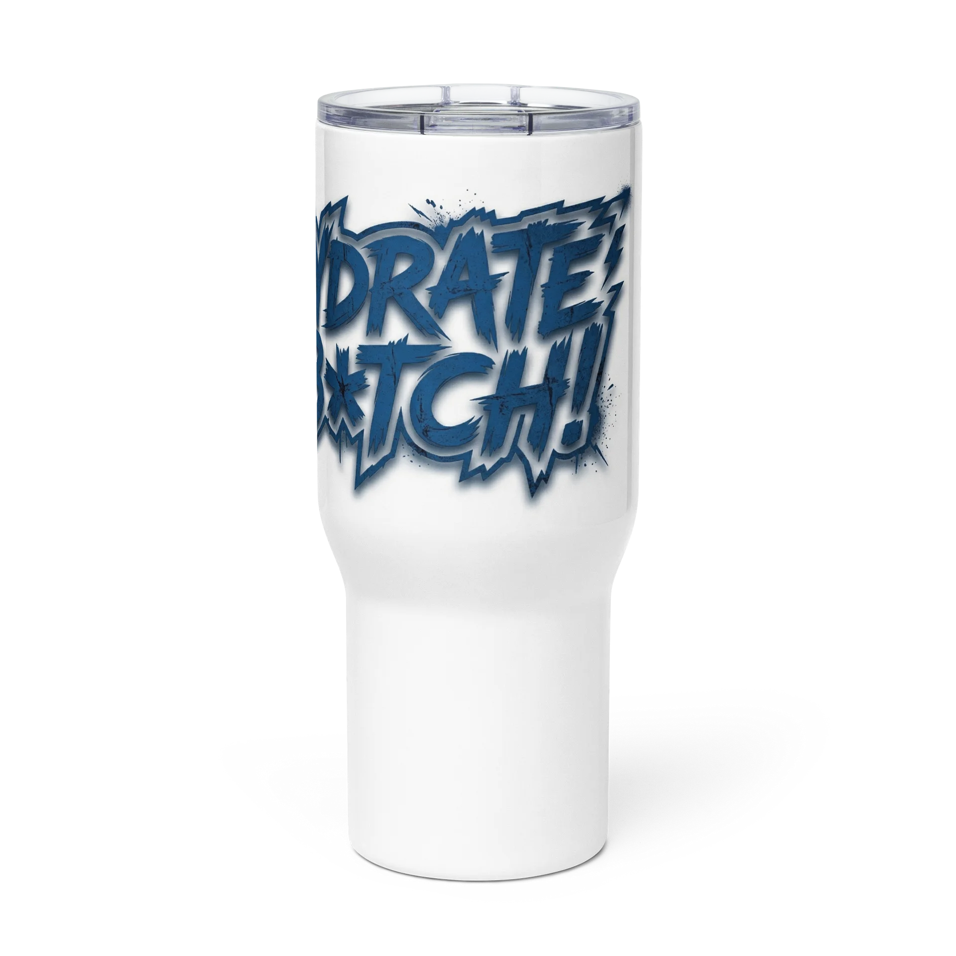 HYDRATE B*TCH! Graffiti Travel Mug w/ Handle — 25 oz product image (3)