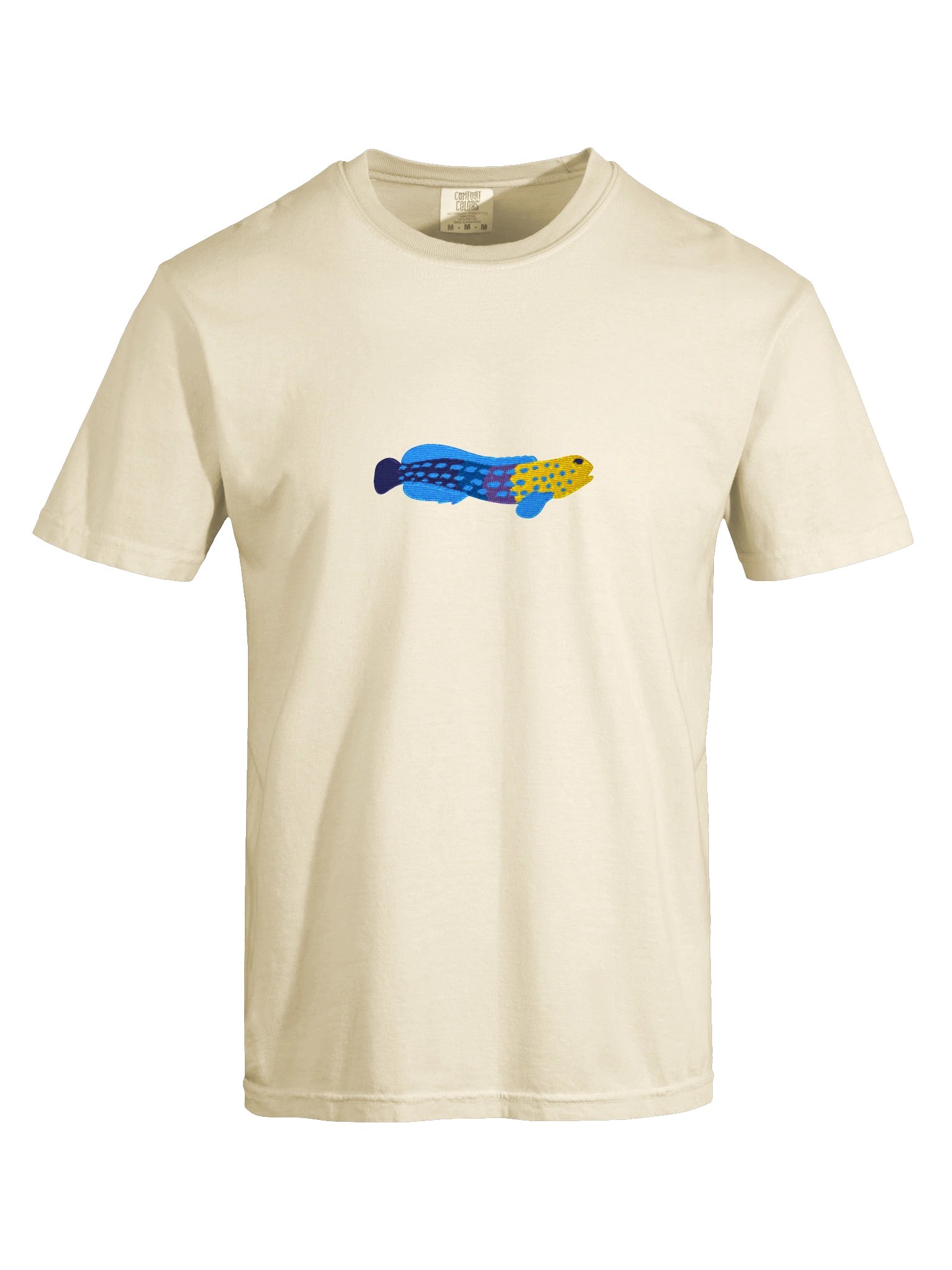 Blue Spotted Jawfish Embroidered Shirt | Reef Aquarium Fish Embroidery Tee | Saltwater Marine Fish Apparel product image (9)