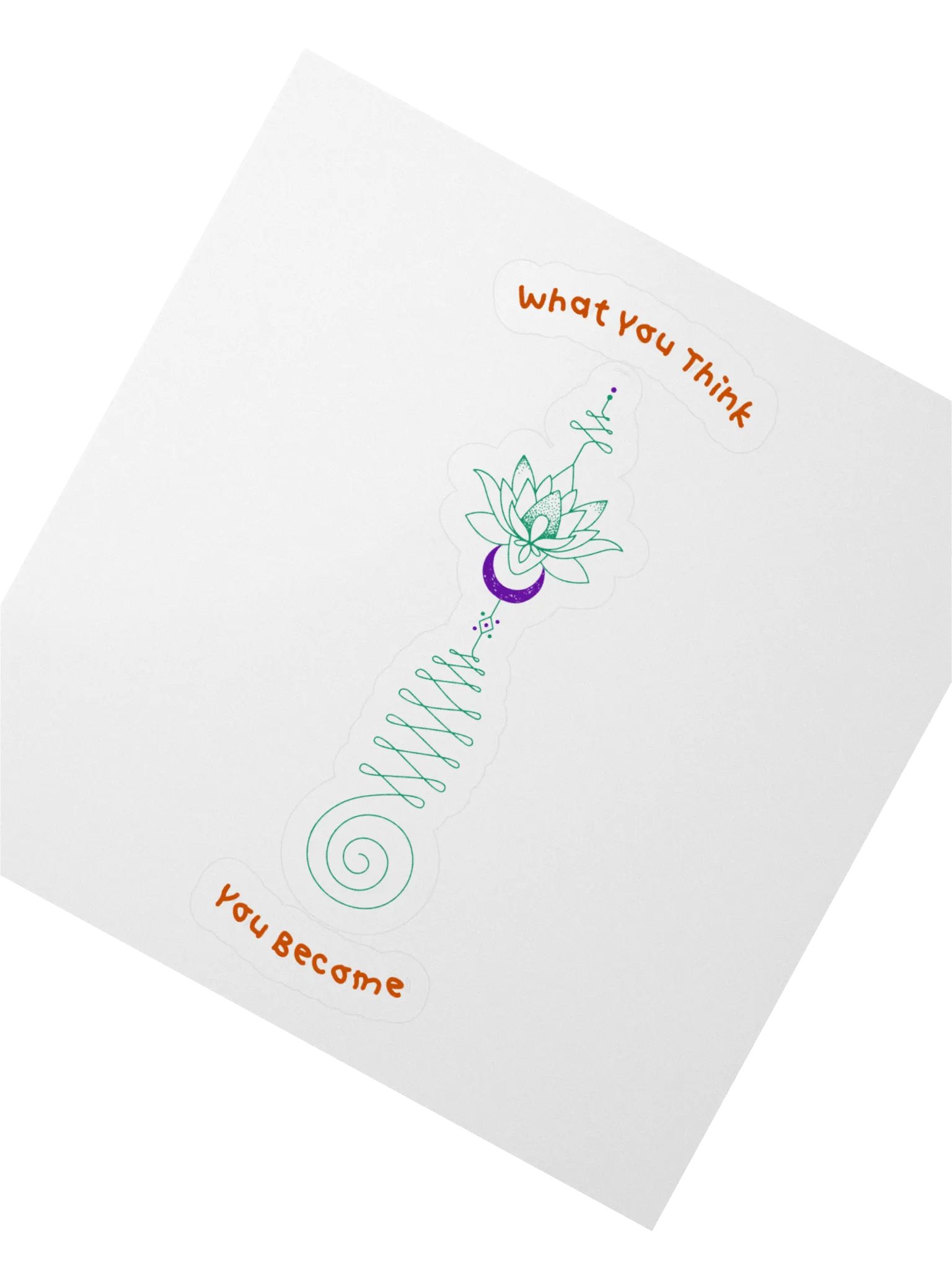 Mystic Lotus Kiss Cut Stickers product image (2)