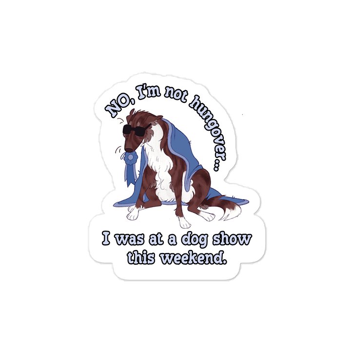 Dog Show Hangover - Brindle Rosette product image (1)