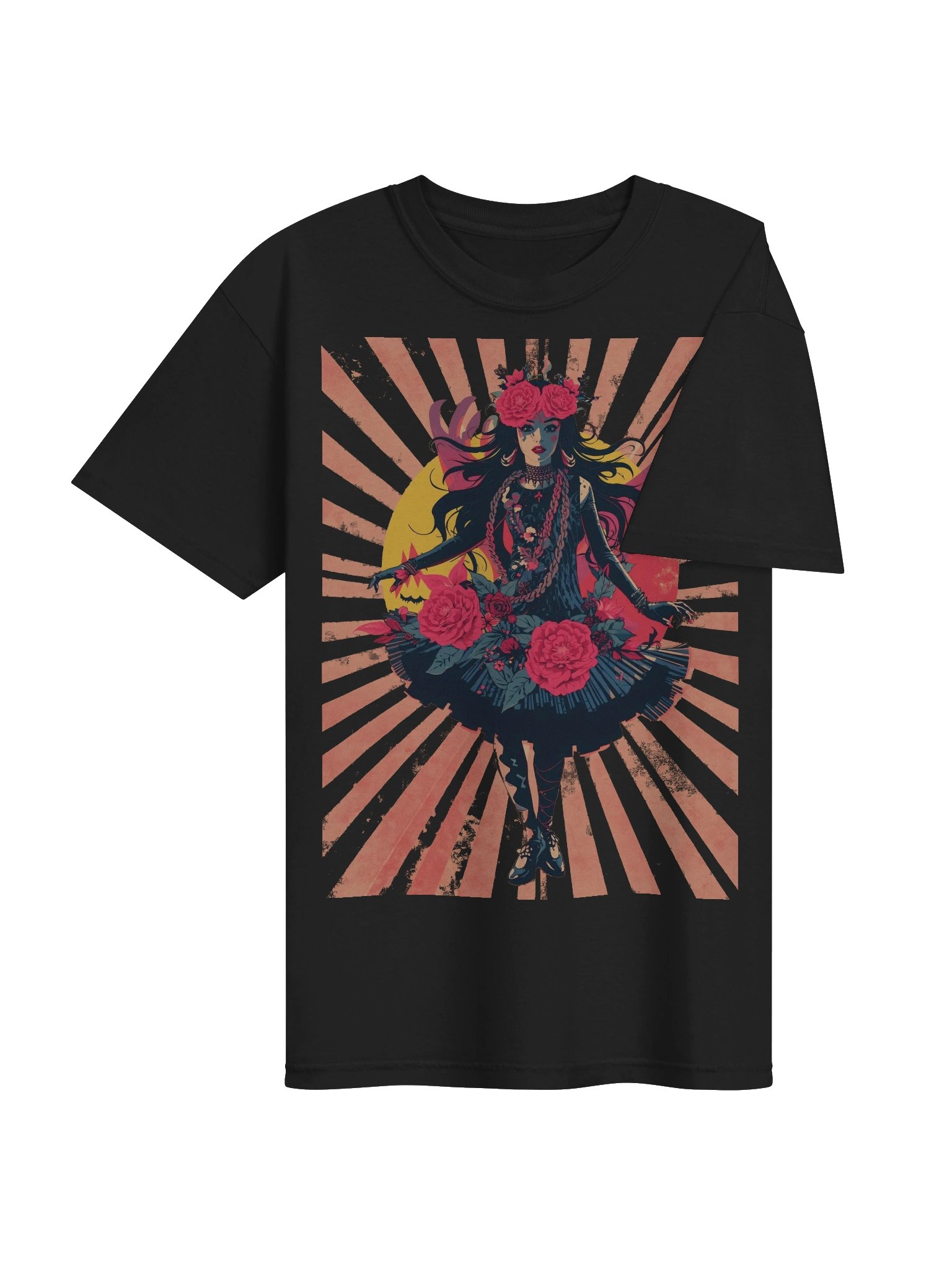 Floral Goddess Sunburst Heavyweight Tee product image (7)