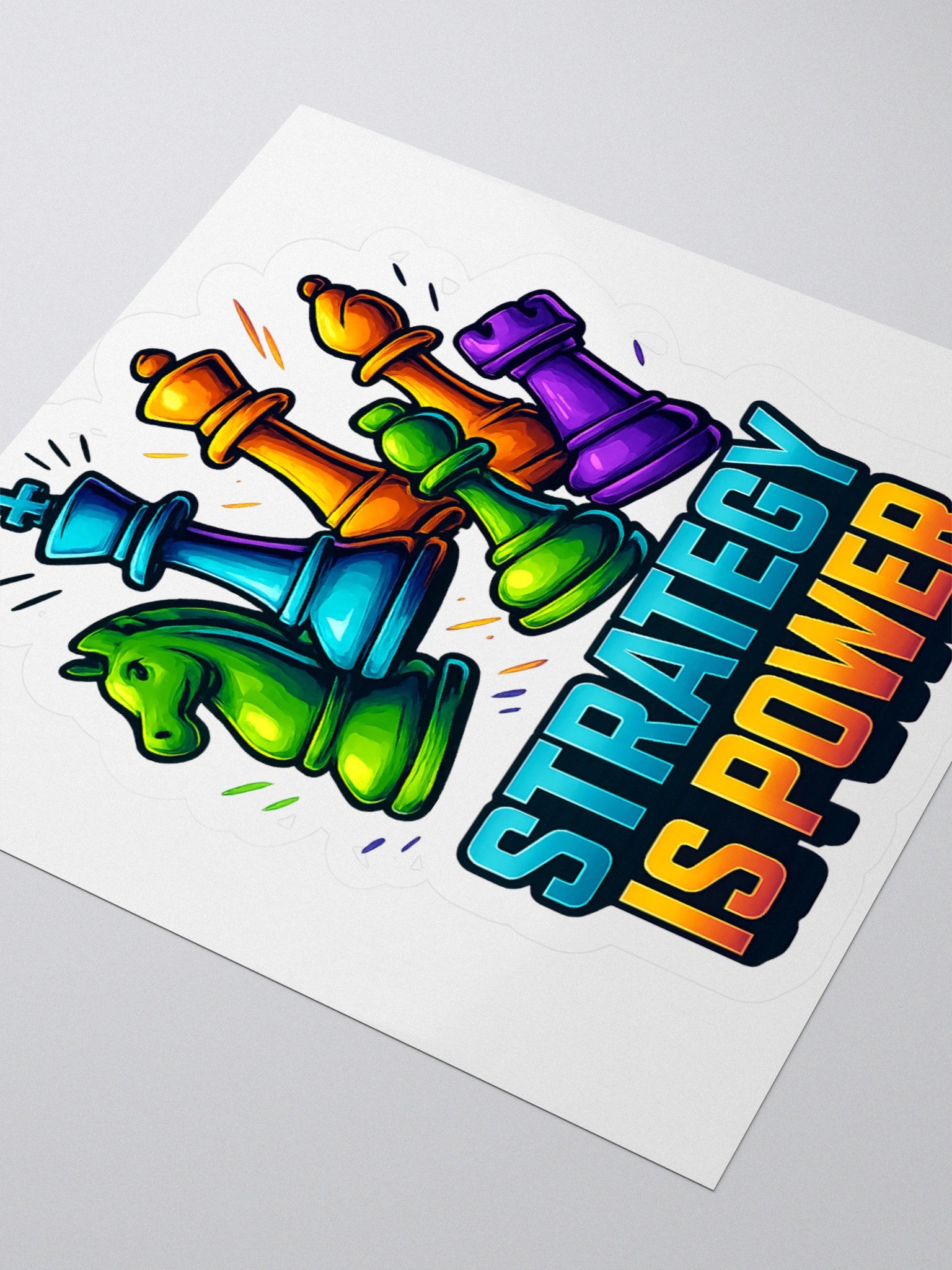Strategy Is Power Stickers product image (9)