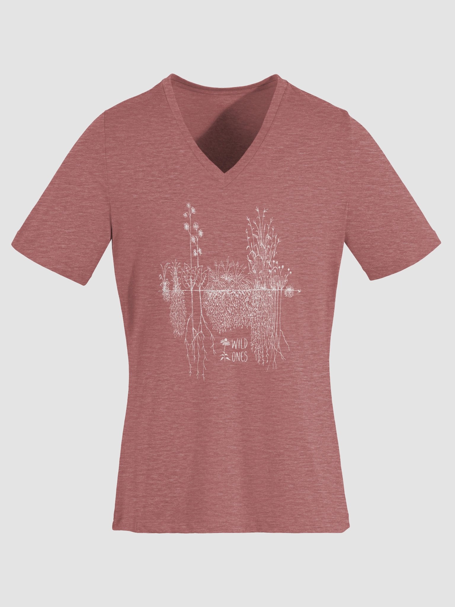 Deep Roots (Women's Relaxed V-Neck T-Shirt) product image (15)