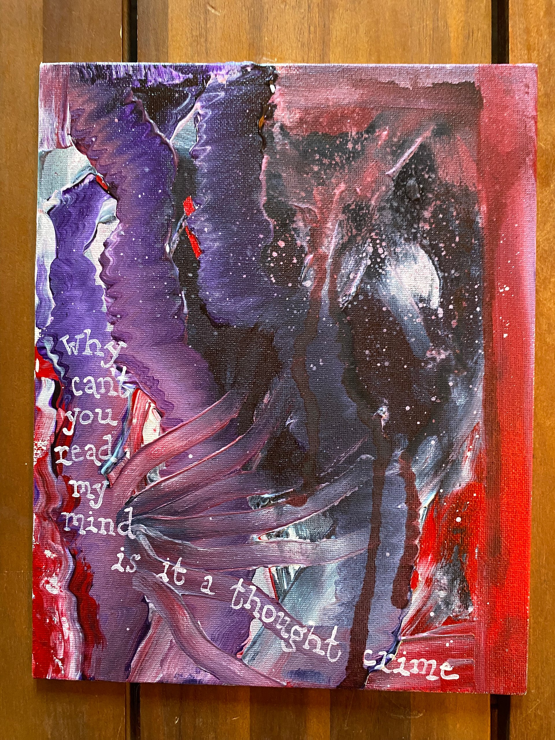Dear....... Satellite Eclipse Lyric Painting product image (1)