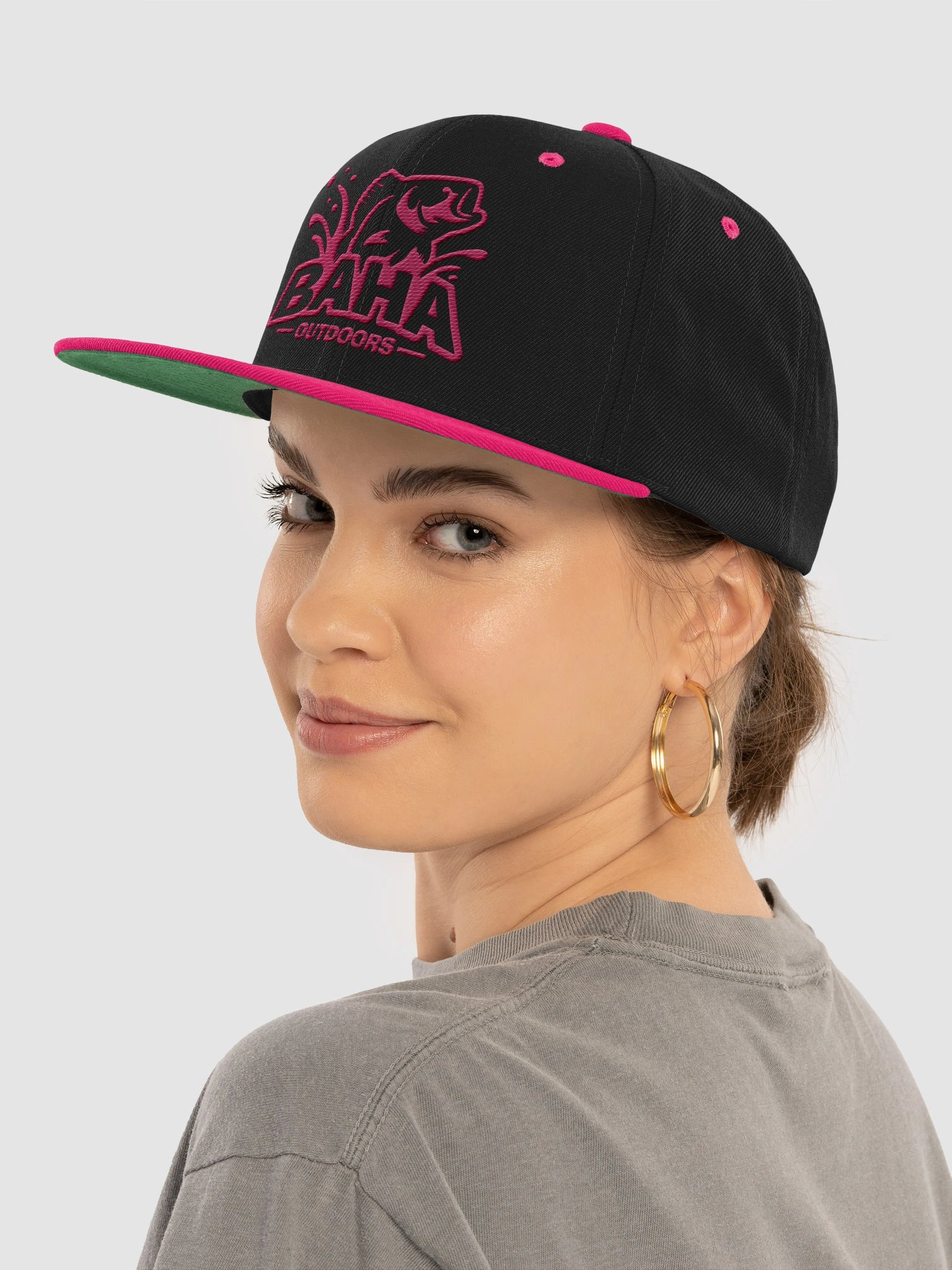 Pink Fish Logo Cap product image (5)