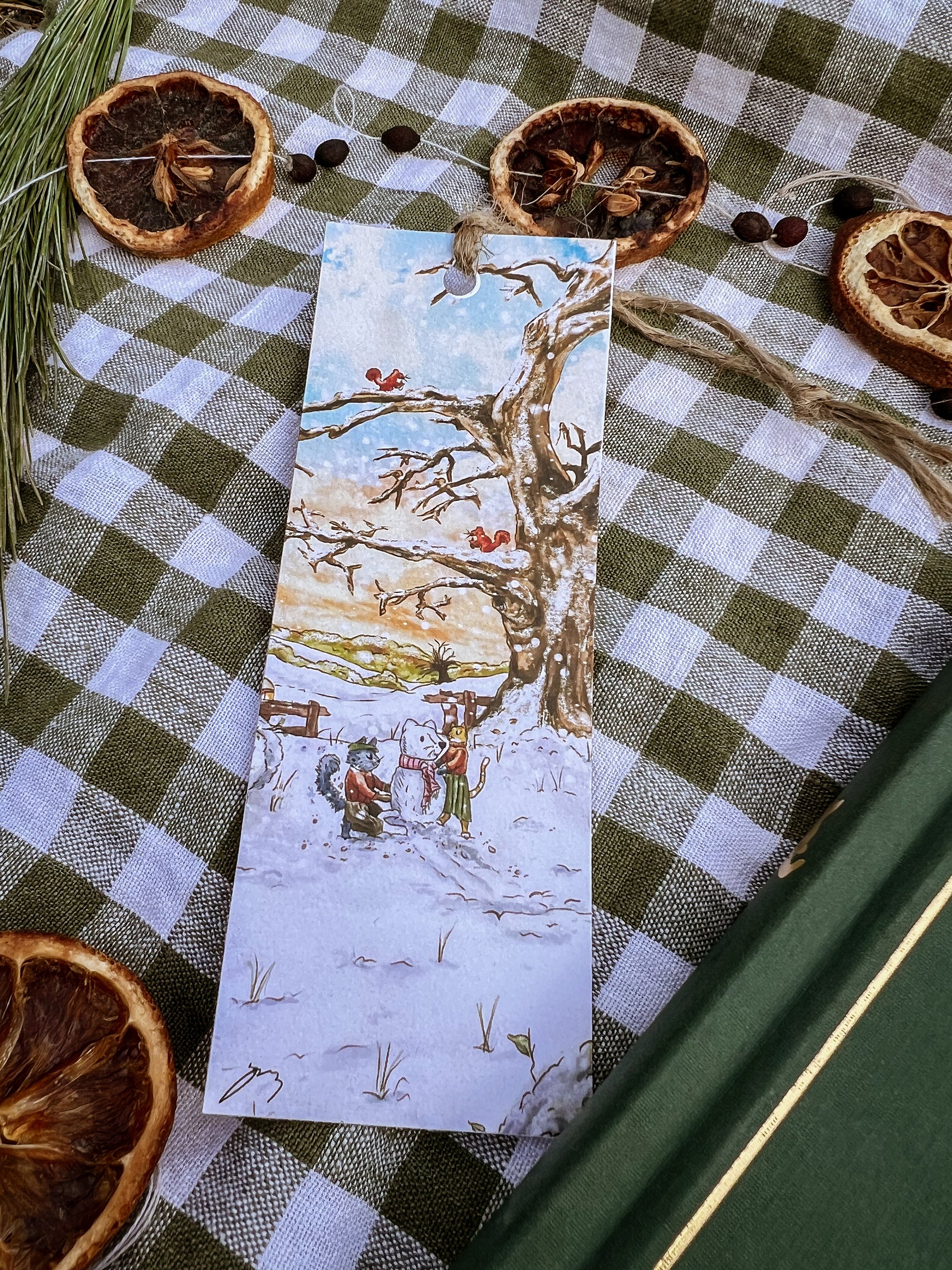 Snow Cat Bookmark product image (2)