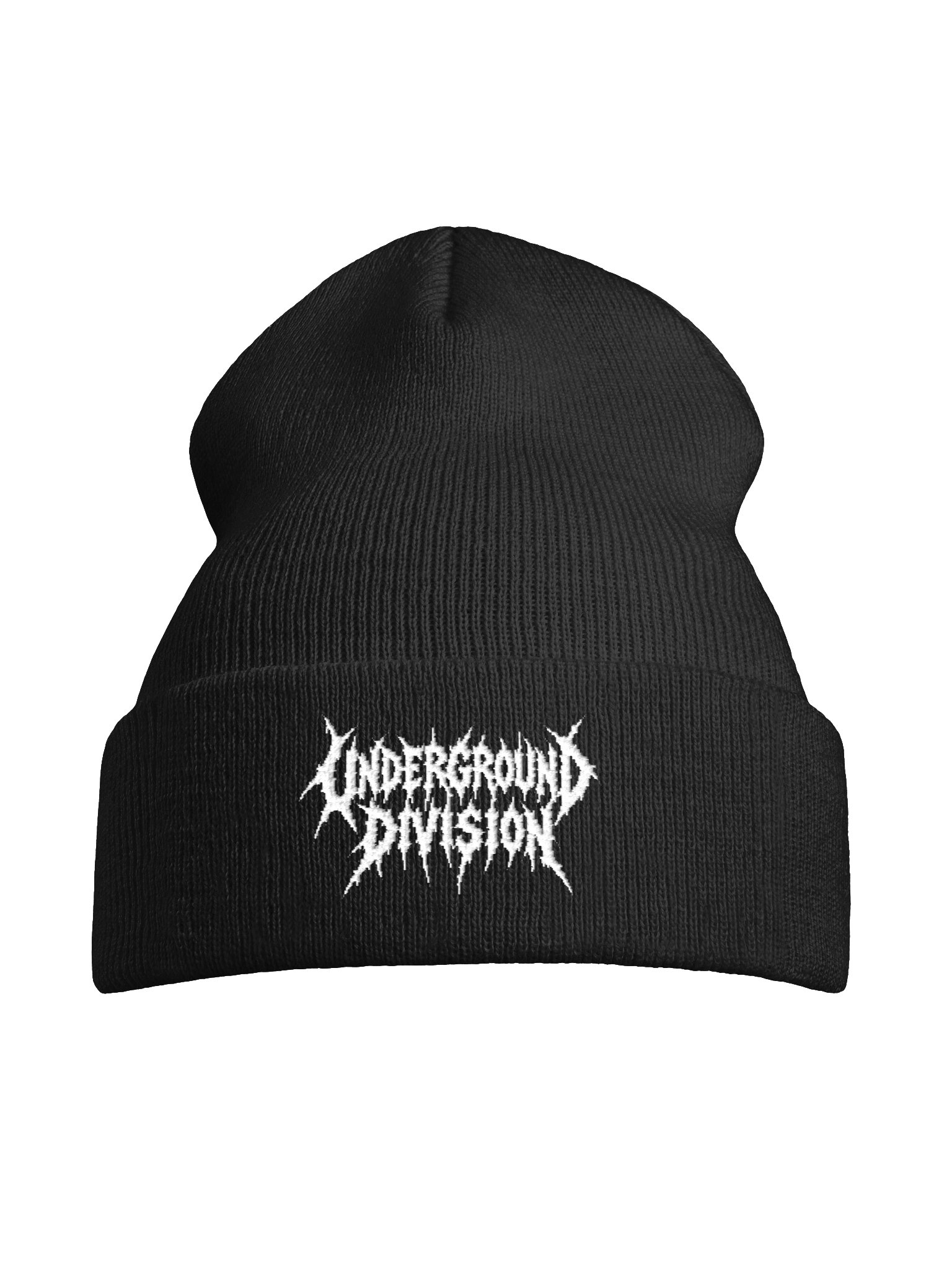 UNDERGROUND DIVISION — Metal Streetwear Embroidered Beanie product image (7)