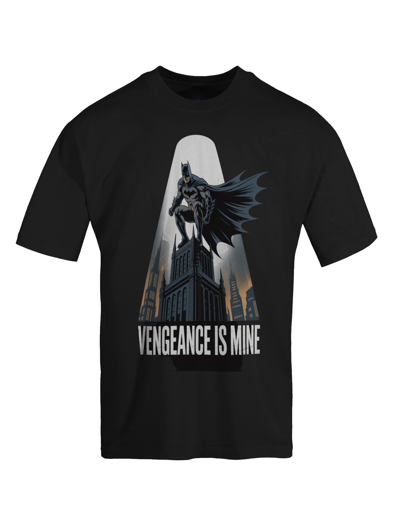 Retributive Rook: Batman Vengeance is Mine Oversized Faded T-Shirt product image (1)