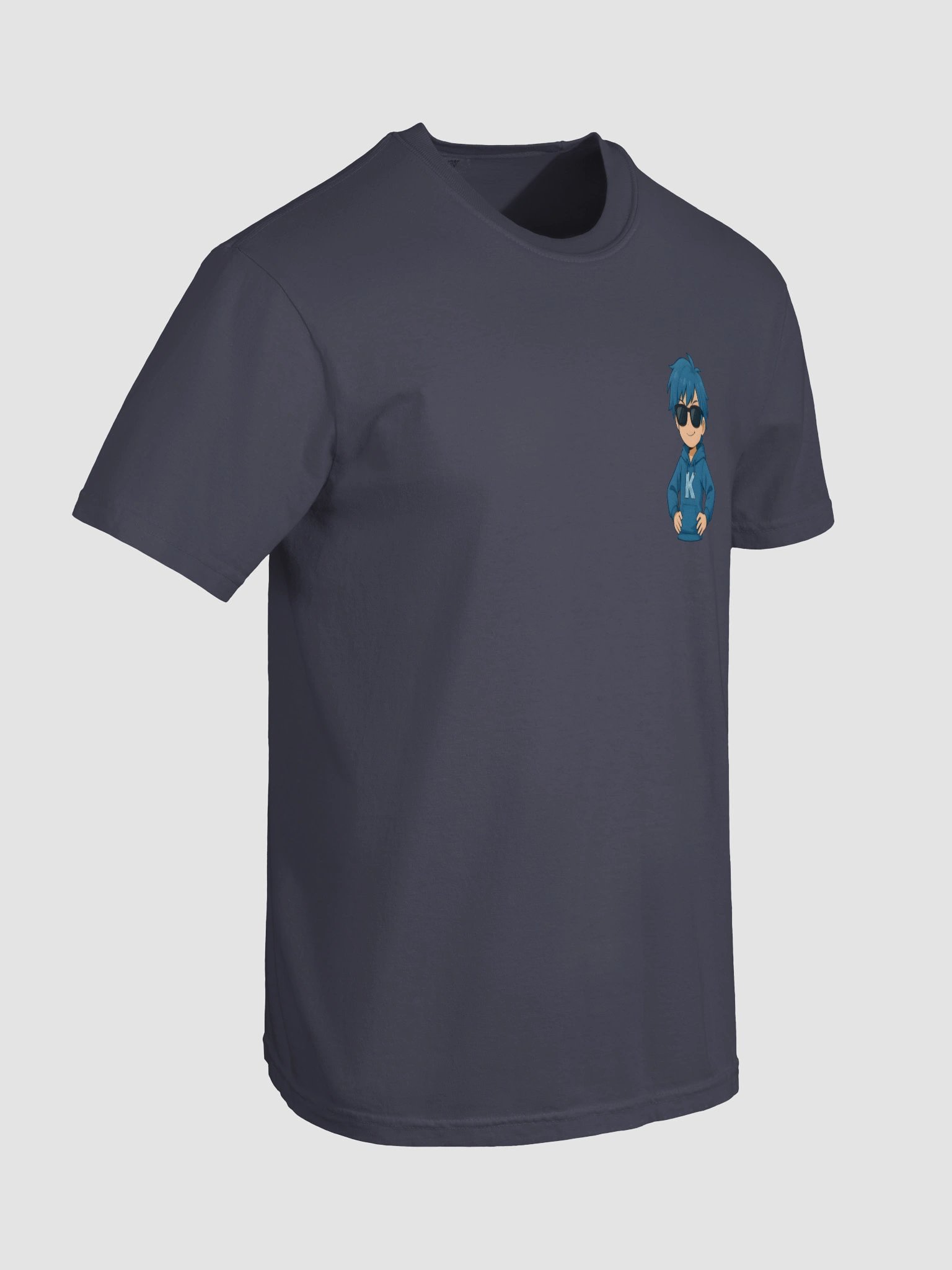 T-Shirt – Navy Blue Kelfurios Print product image (15)