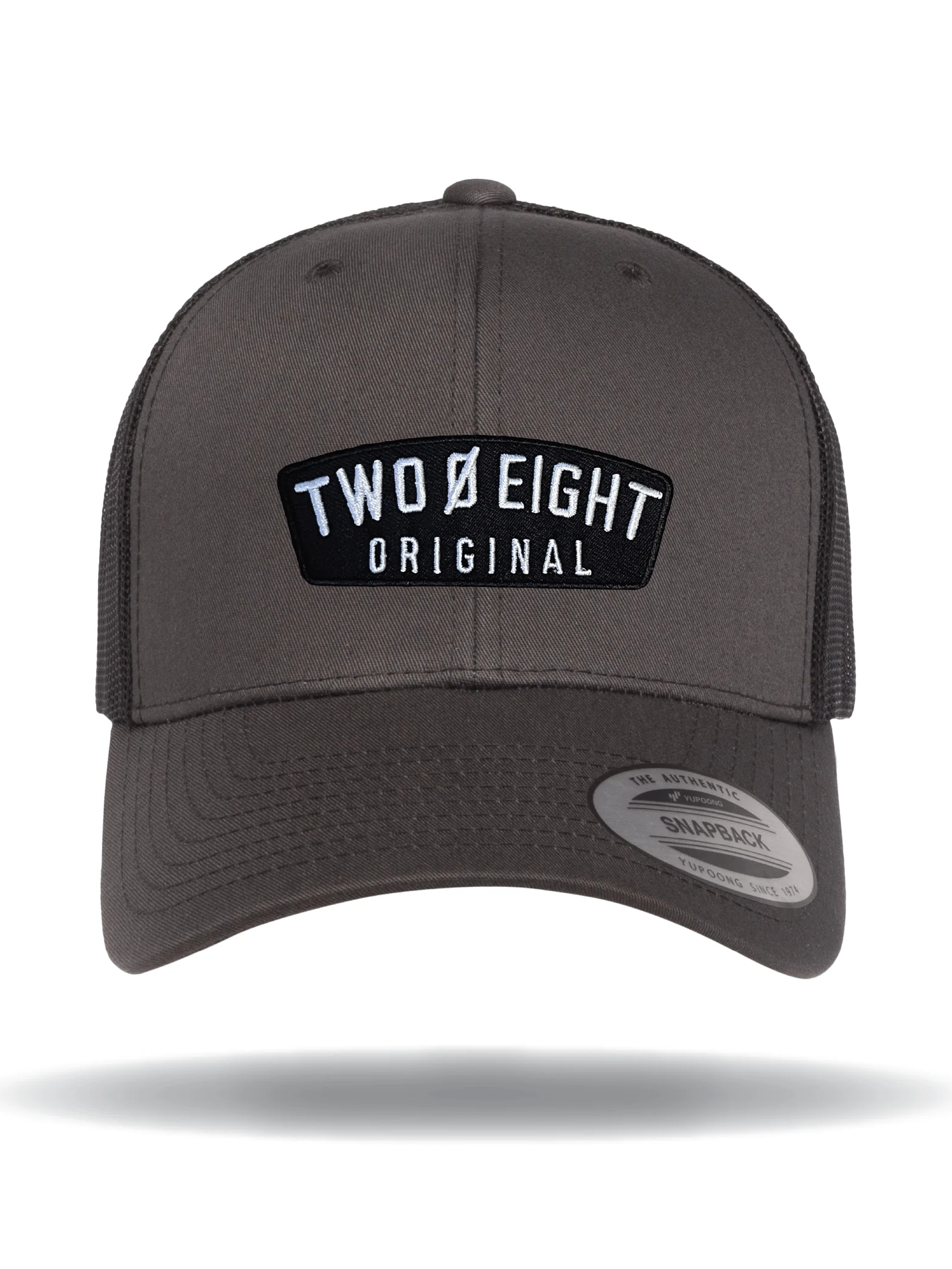 Two 0 Eight Original Patch Charcoal Black Trucker product image (1)