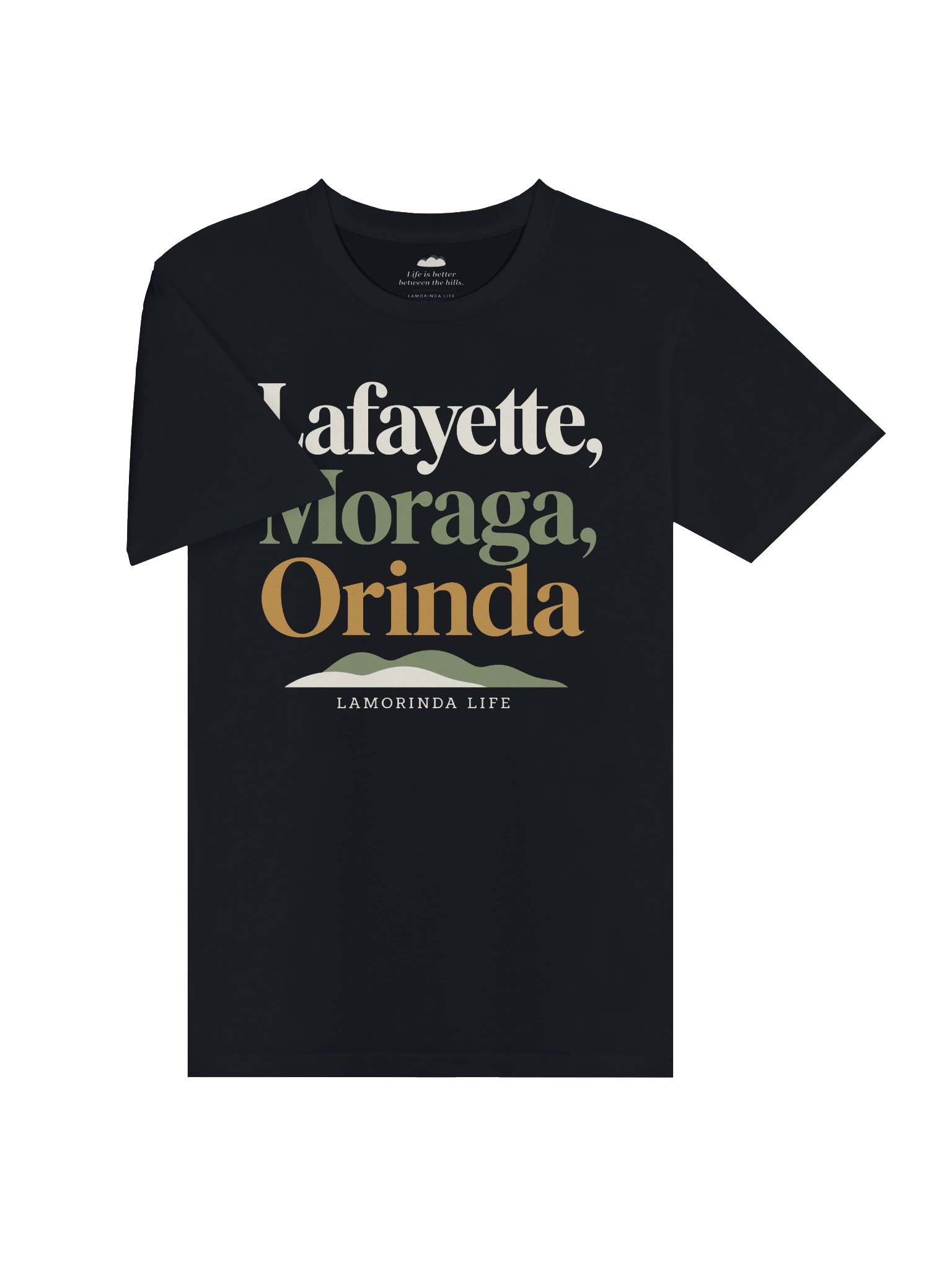 Lafayette, Moraga & Orinda T-Shirt | Dark Colors product image (3)