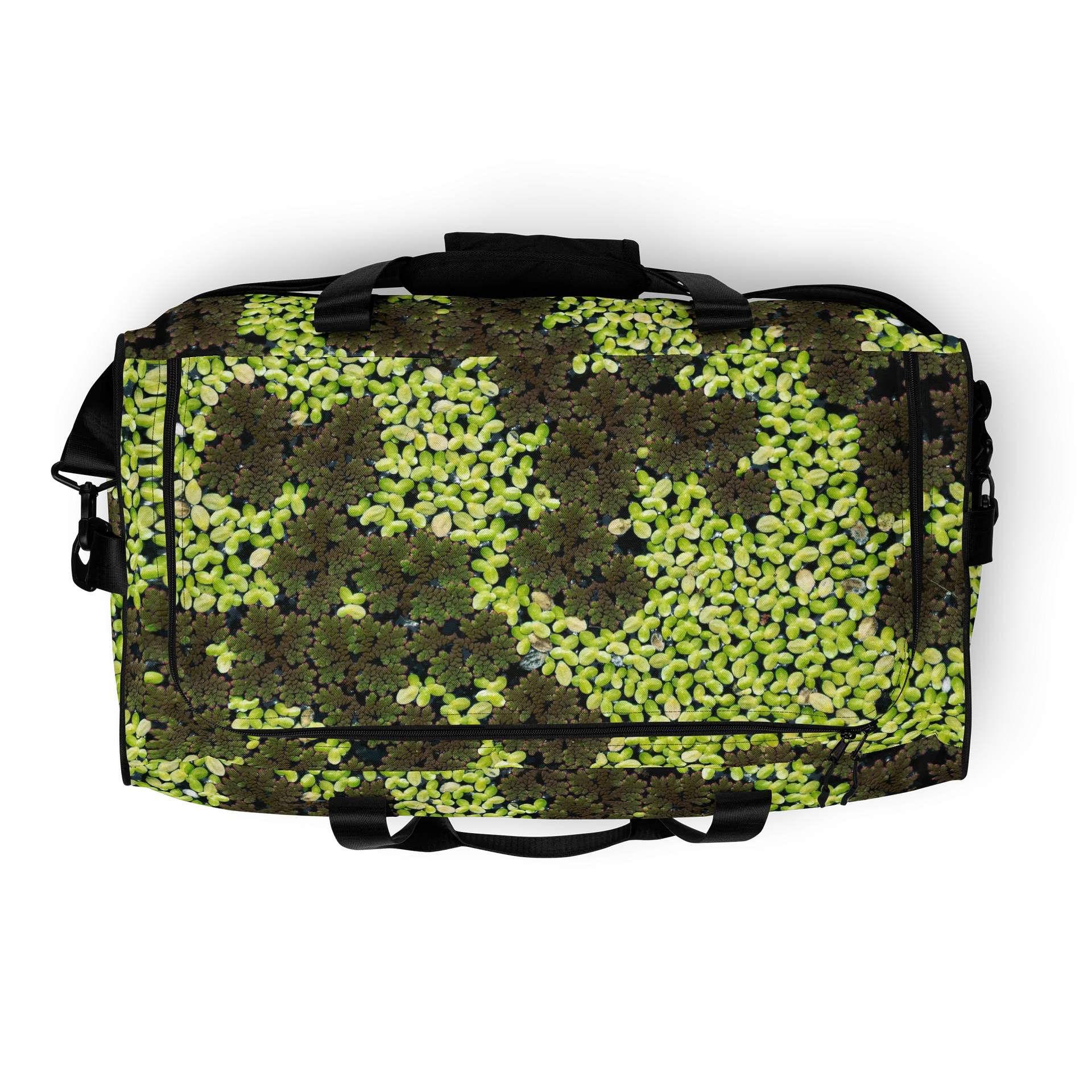 Verdant Life Light All-Over Print Lush Foliage Travel Duffle Bag product image (8)
