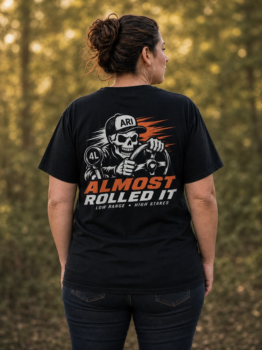 Low Range, High Stakes Skull Graphic Tee product image (4)