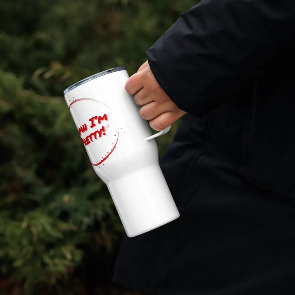 Damn I'm Pretty Travel Mug - Red Circle product image (5)