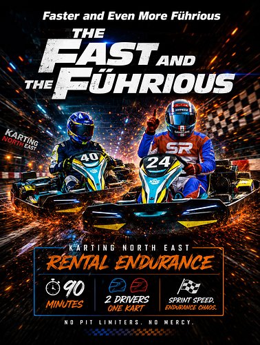 Tomorrow we go into endurance mode. 🏁🔥

90 minutes.
2 drivers.
Zero excuses.

The Fast and the Führious joins forces once aga...