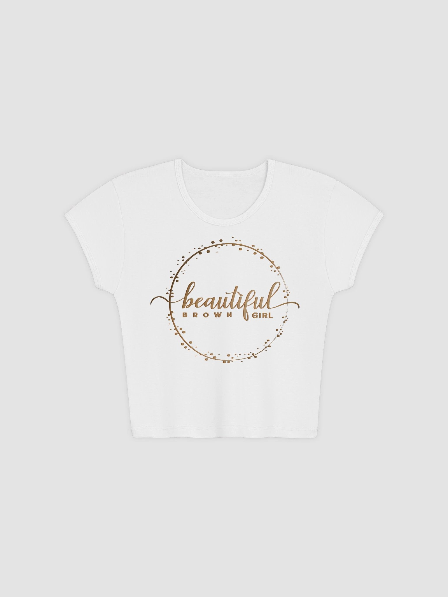 Beautiful Brown Girl Signature Crop Top product image (8)