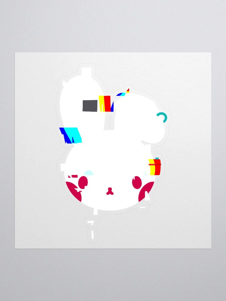 GlitchBun Sticker product image (1)