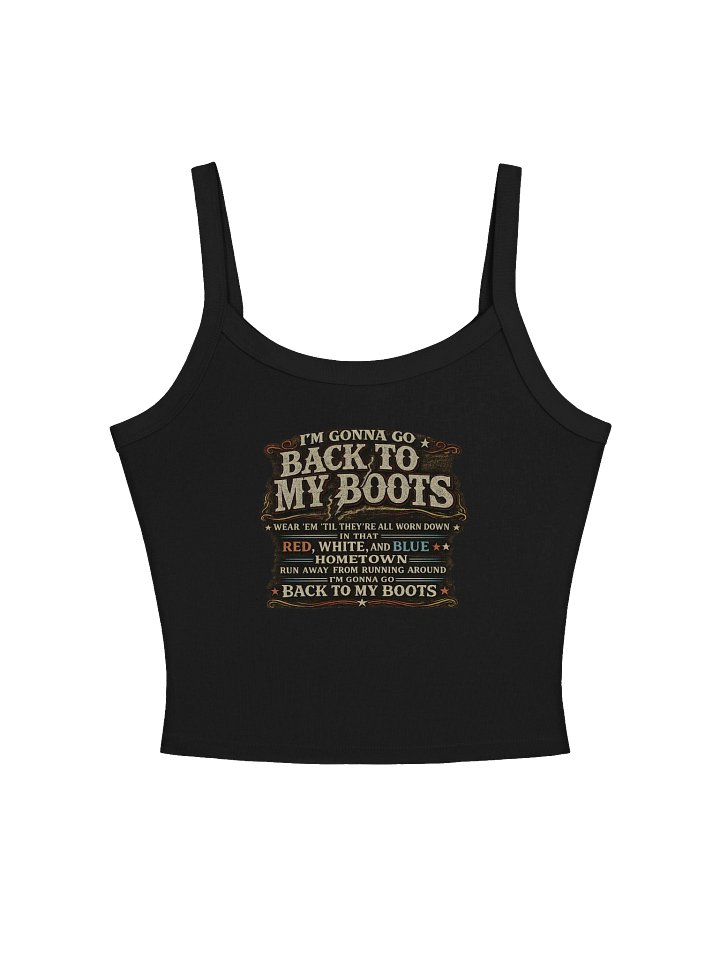 Back to My Boots Women's Vintage Cami Tank 🤠🇺🇸 product image (1)