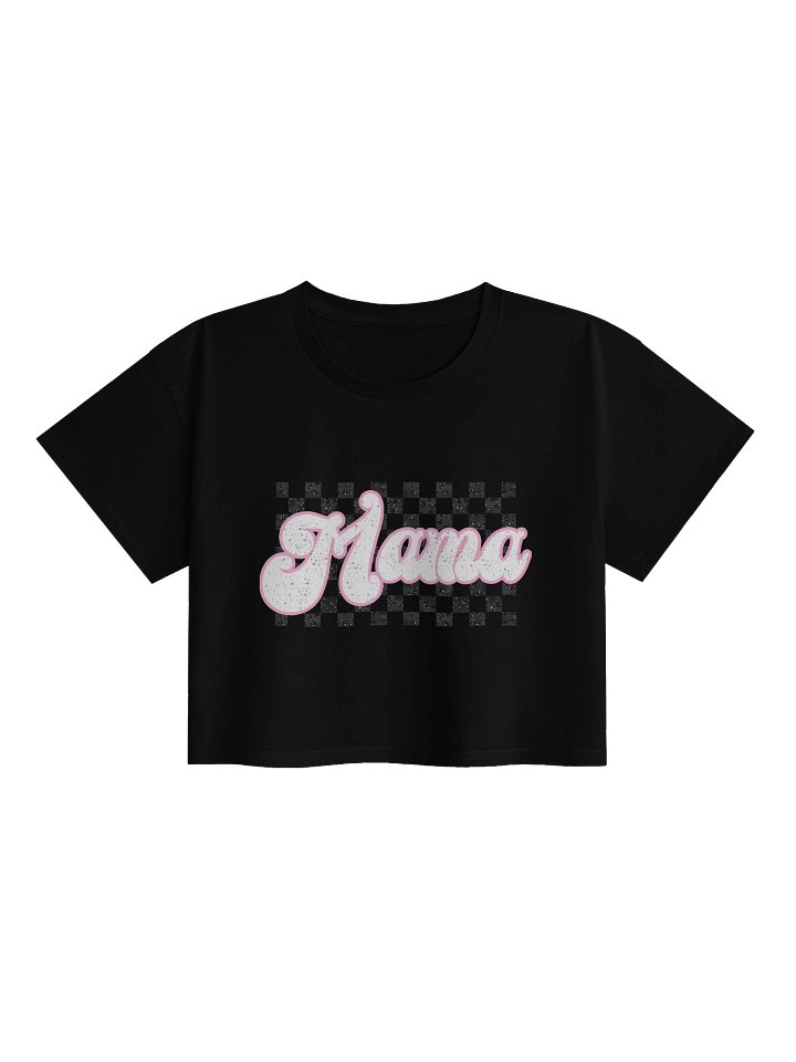 Mama Pink Script Crop Top product image (6)