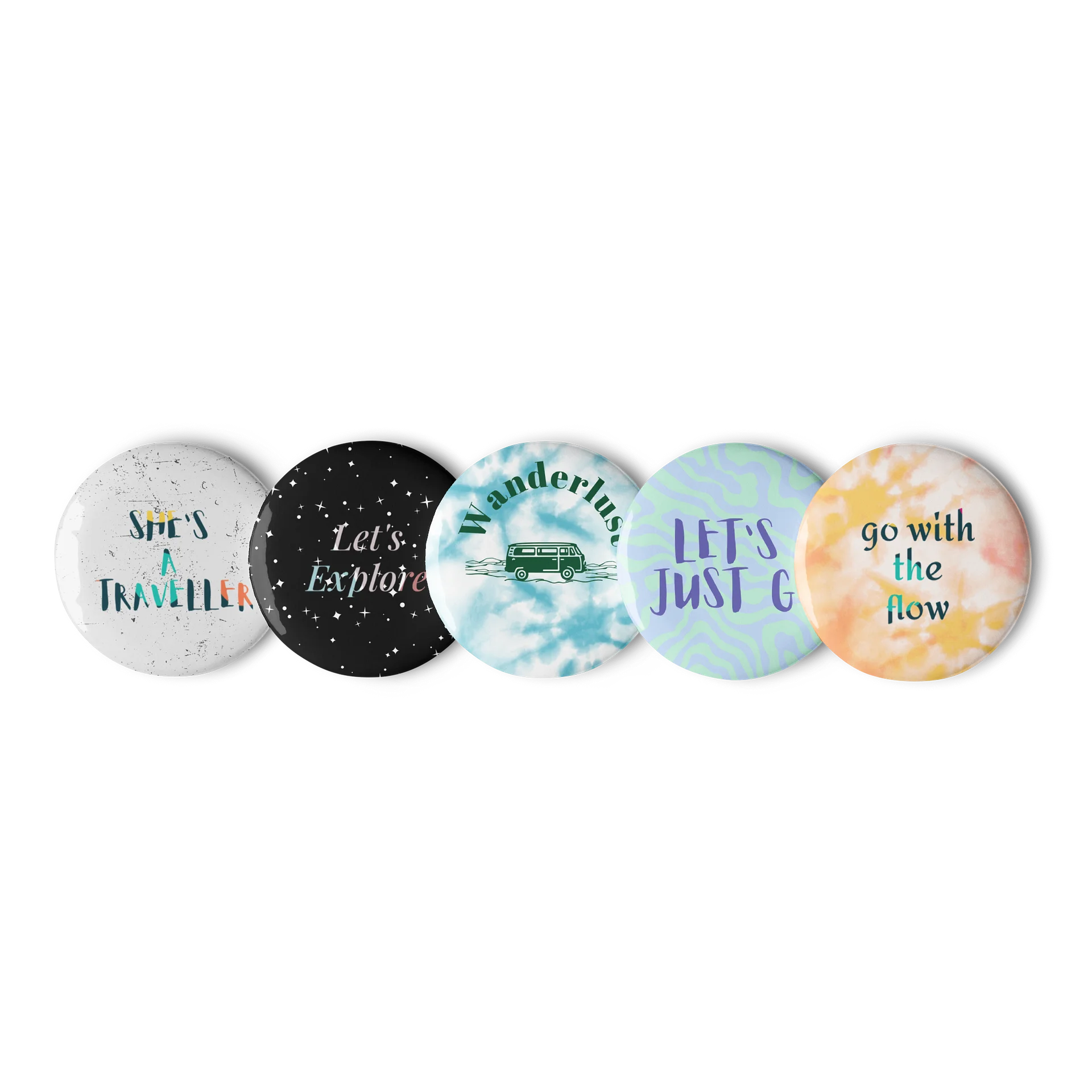 Wanderlust Vibes Pin Button Set product image (2)