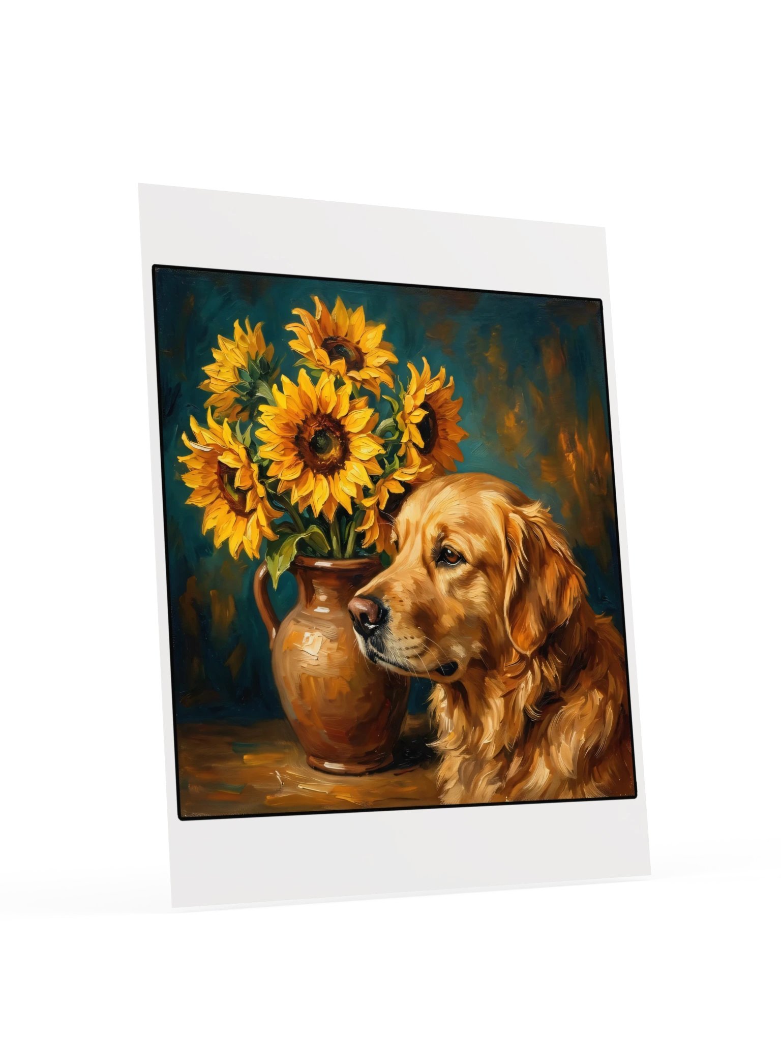 Sunflowers Golden Poster product image (18)