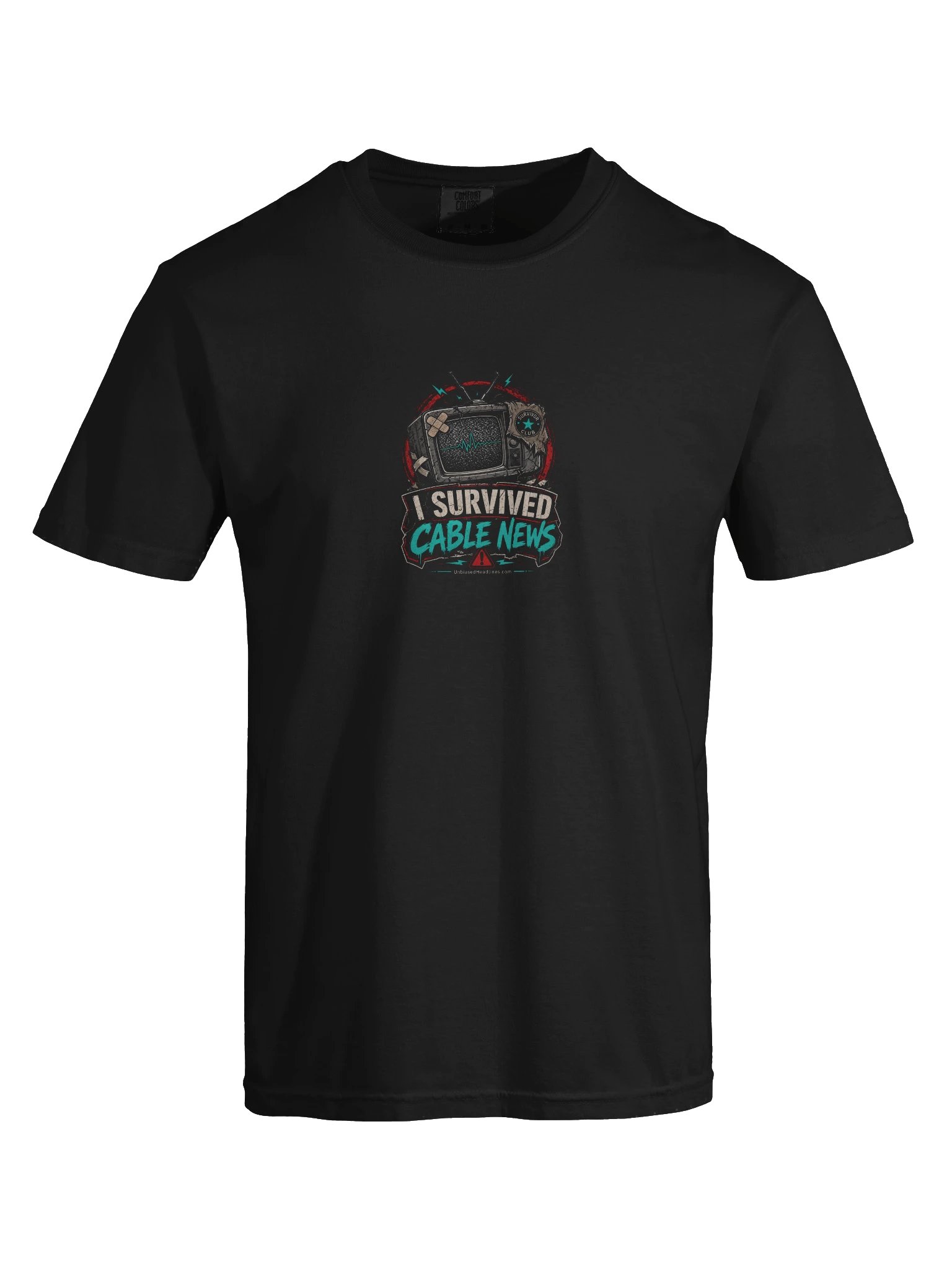 I Survived Cable News Tee - Large Front product image (5)