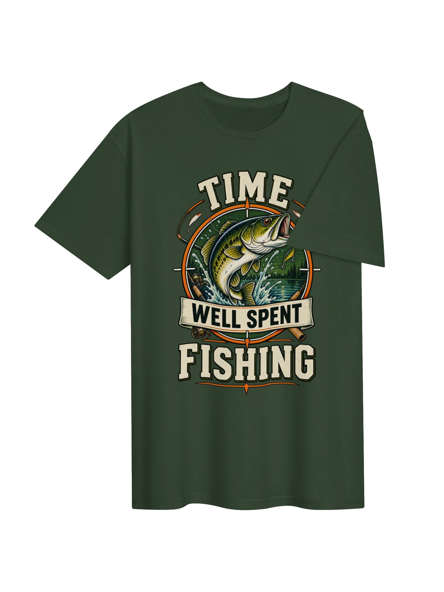 Time Well Spent Fishing T-shirt product image (14)