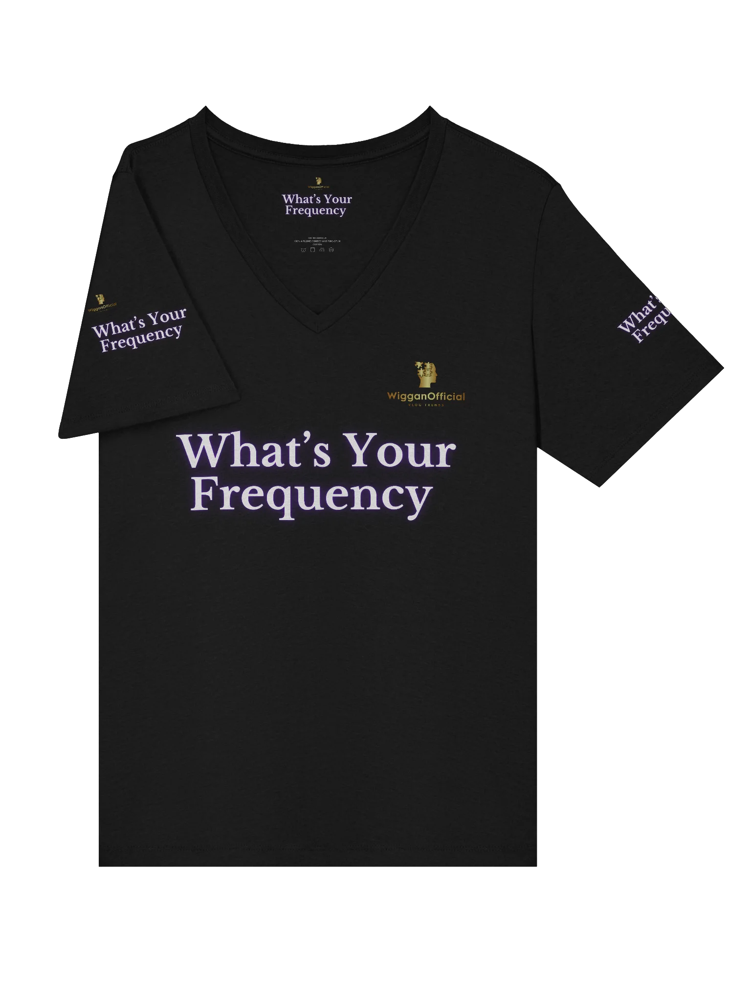 WigganOfficial Frequency Women's Relaxed V-Neck T-Shirt product image (5)