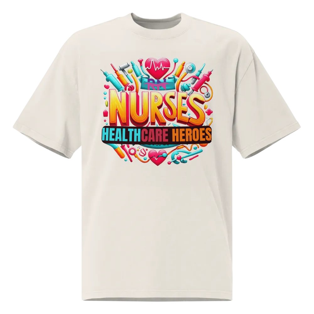 Healthcare Heroes Tribute Oversized T-Shirt product image (1)
