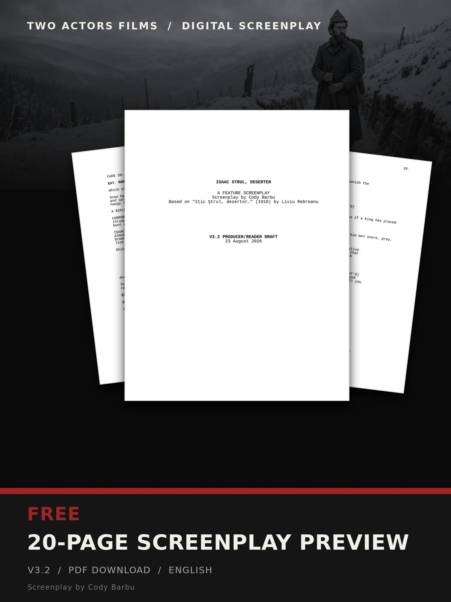 Isaac Strul, Deserter- Screenplay Preview product image (1)